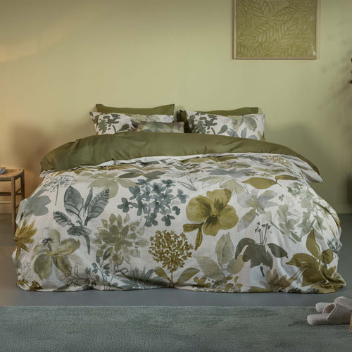 BEDDING HOUSE Lilian Green Quilt Cover Set Bedding House