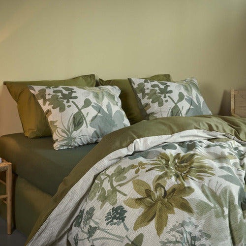 BEDDING HOUSE Lilian Green Quilt Cover Set Bedding House