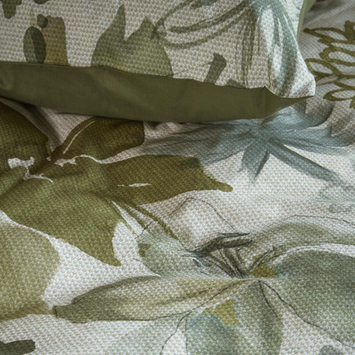 BEDDING HOUSE Lilian Green Quilt Cover Set Bedding House