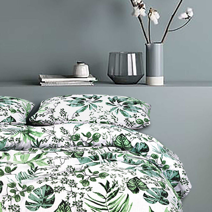 Amsons Pure Cotton Groove Quilt Cover with extra standard pillowcases