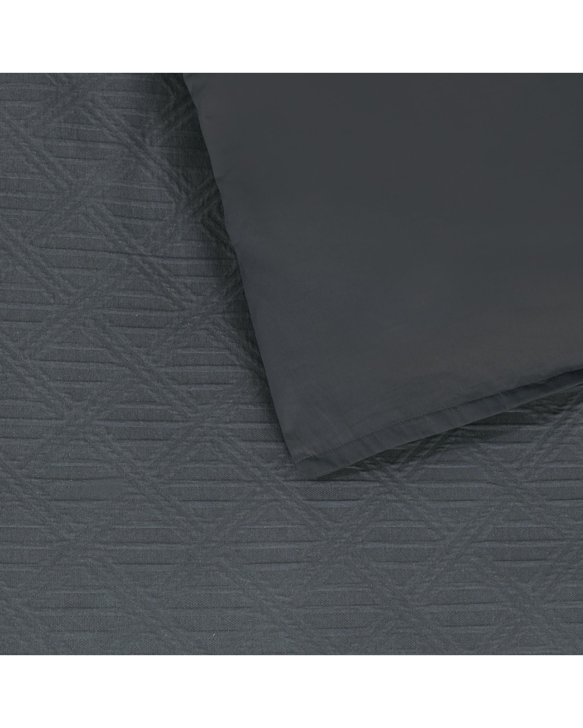 Bianca Bedding Hallston Charcoal Quilt Cover Set