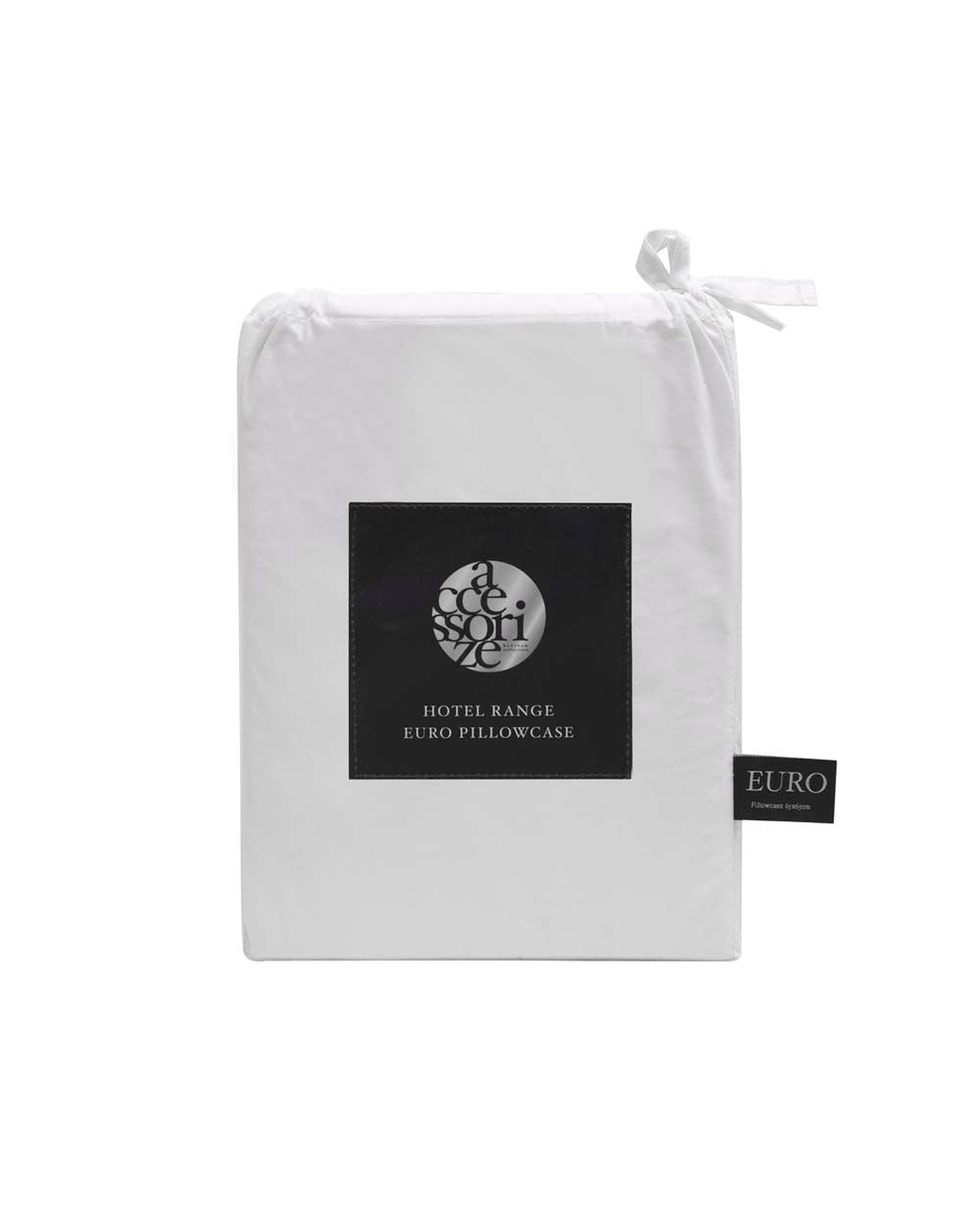 Accessorize Hotel Deluxe Cotton Tailored Pillowcases  - WHITE Accessorize