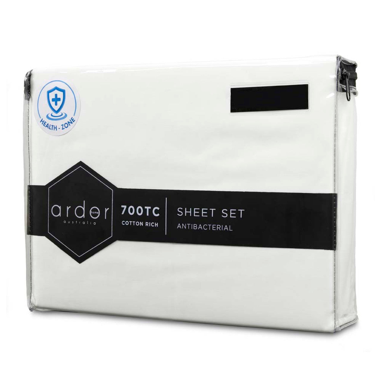 ARDOR "700TC Antibacterial" SHEET SET - WHITE Ardor Bedding