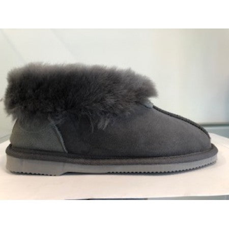 Merino Craft Ladies Slippers  - Grey Merino Craft