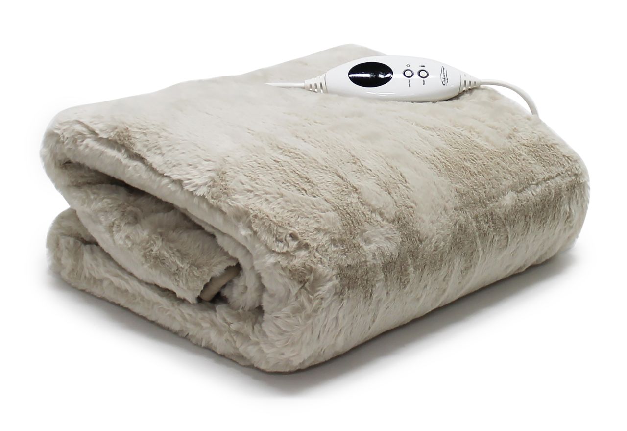 Onkaparinga Faux Mink Heated Throw
