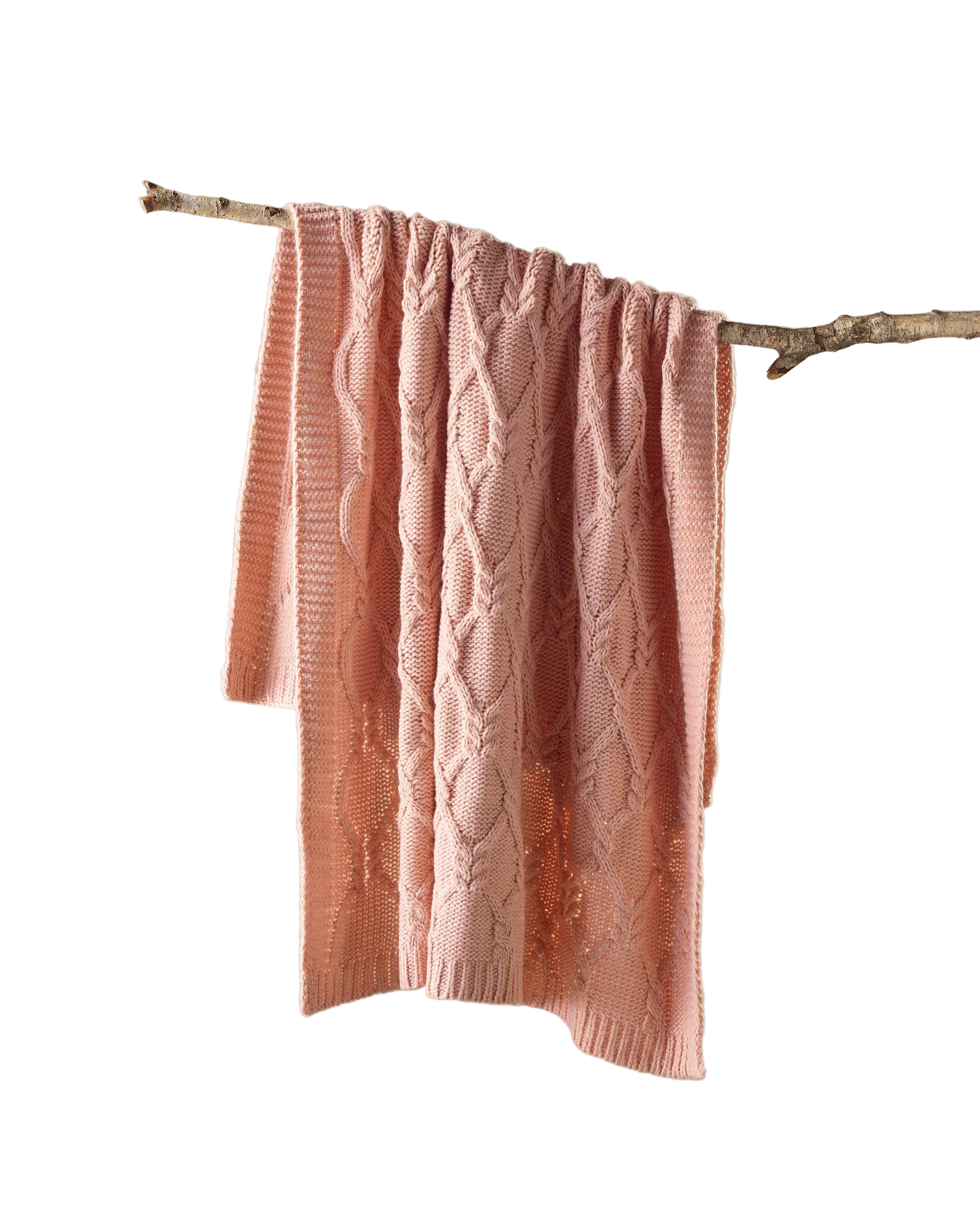 Bianca Bedding Johnson Blush Throw Rug Bianca Bedding