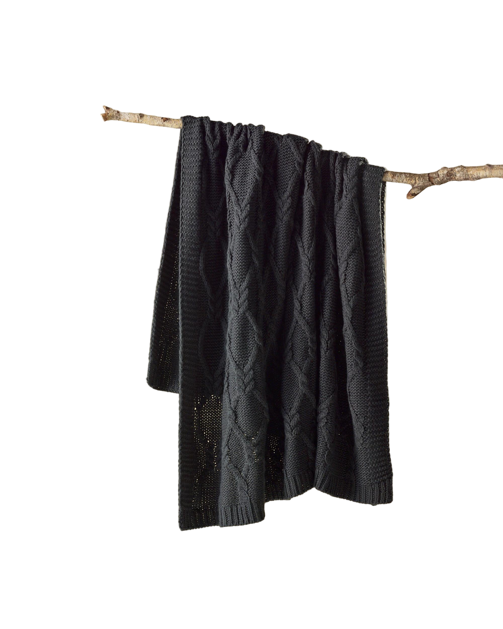 Bianca Bedding Johnson Charcoal Throw Rug Bianca Bedding