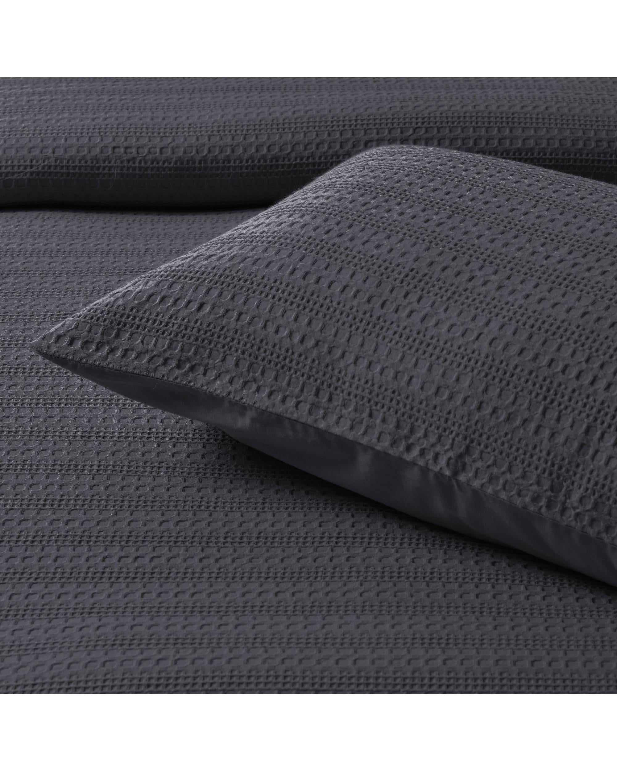 Bianca Bedding Kahlani Charcoal Quilt Cover Set