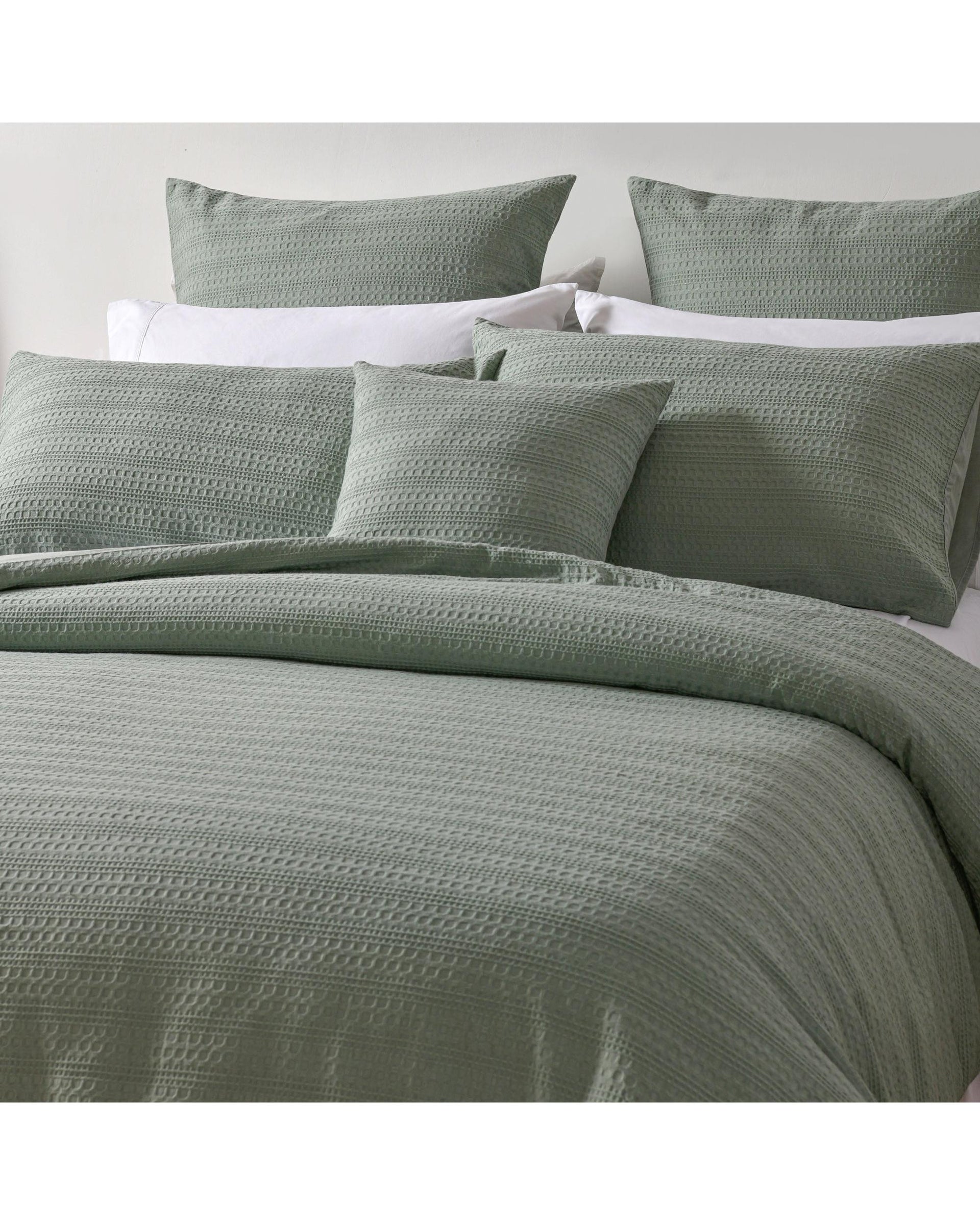 Bianca Bedding Kahlani Sage Quilt Cover Set