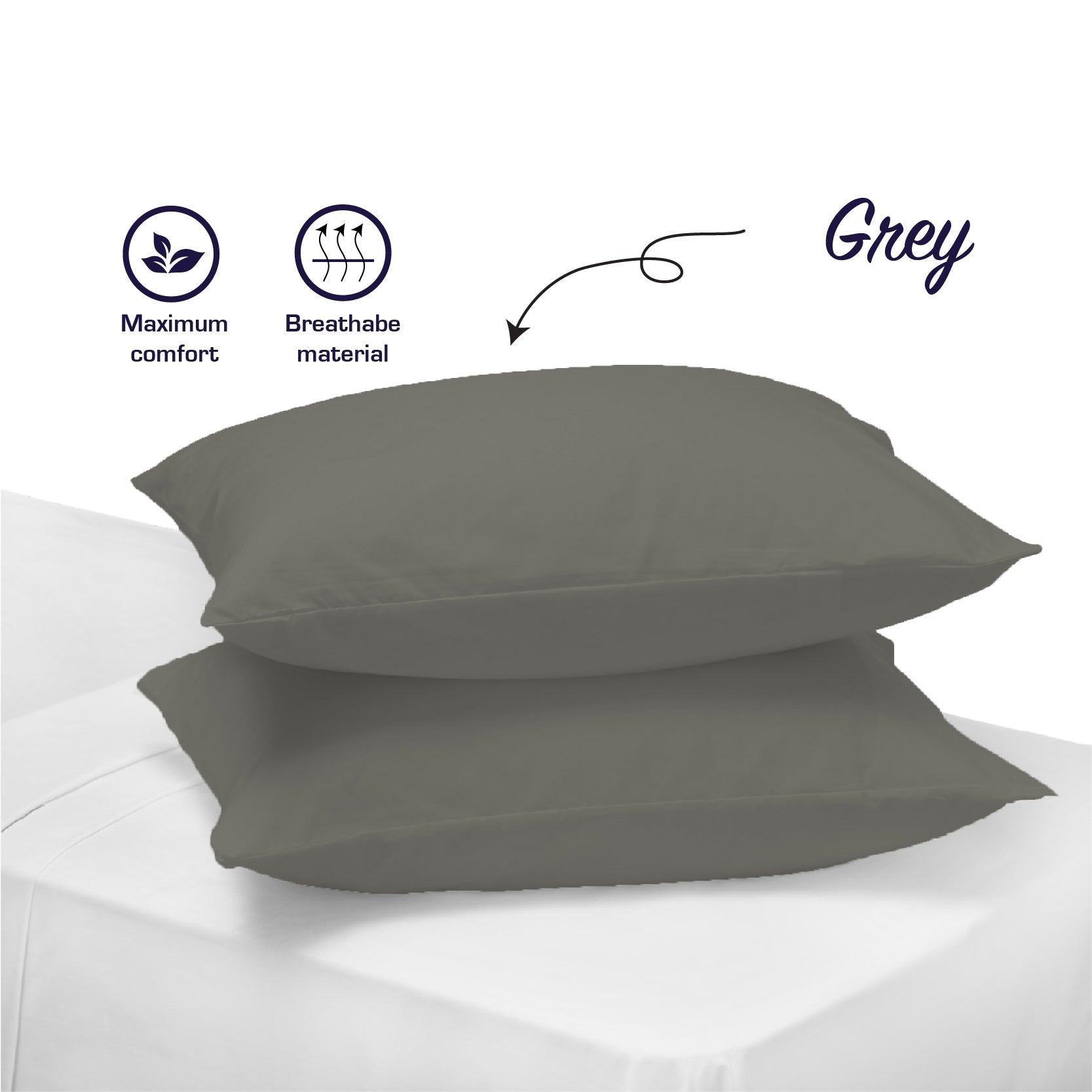 Dreamfields King Size Pillowcase (Twin Pack)