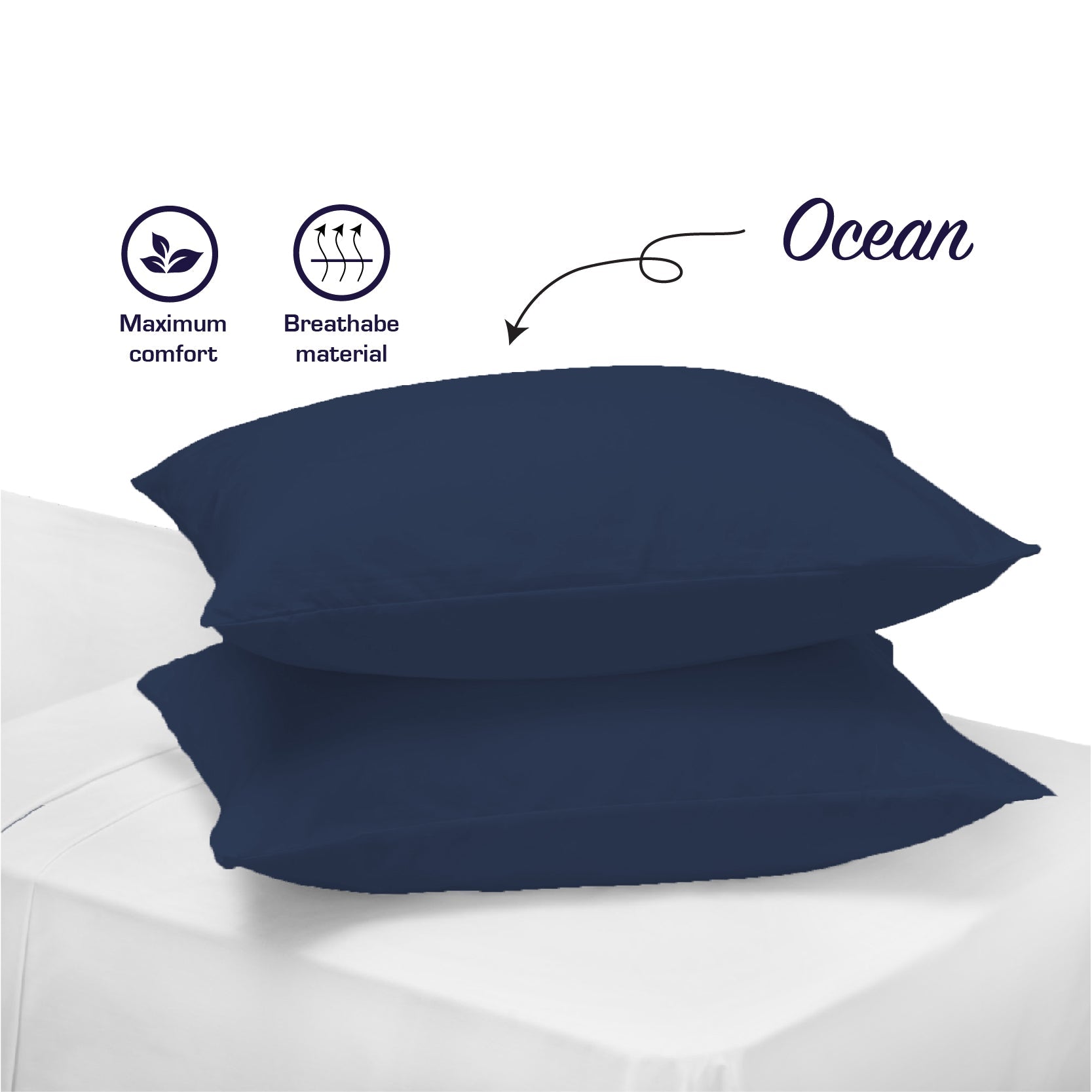 Dreamfields King Size Pillowcase (Twin Pack)