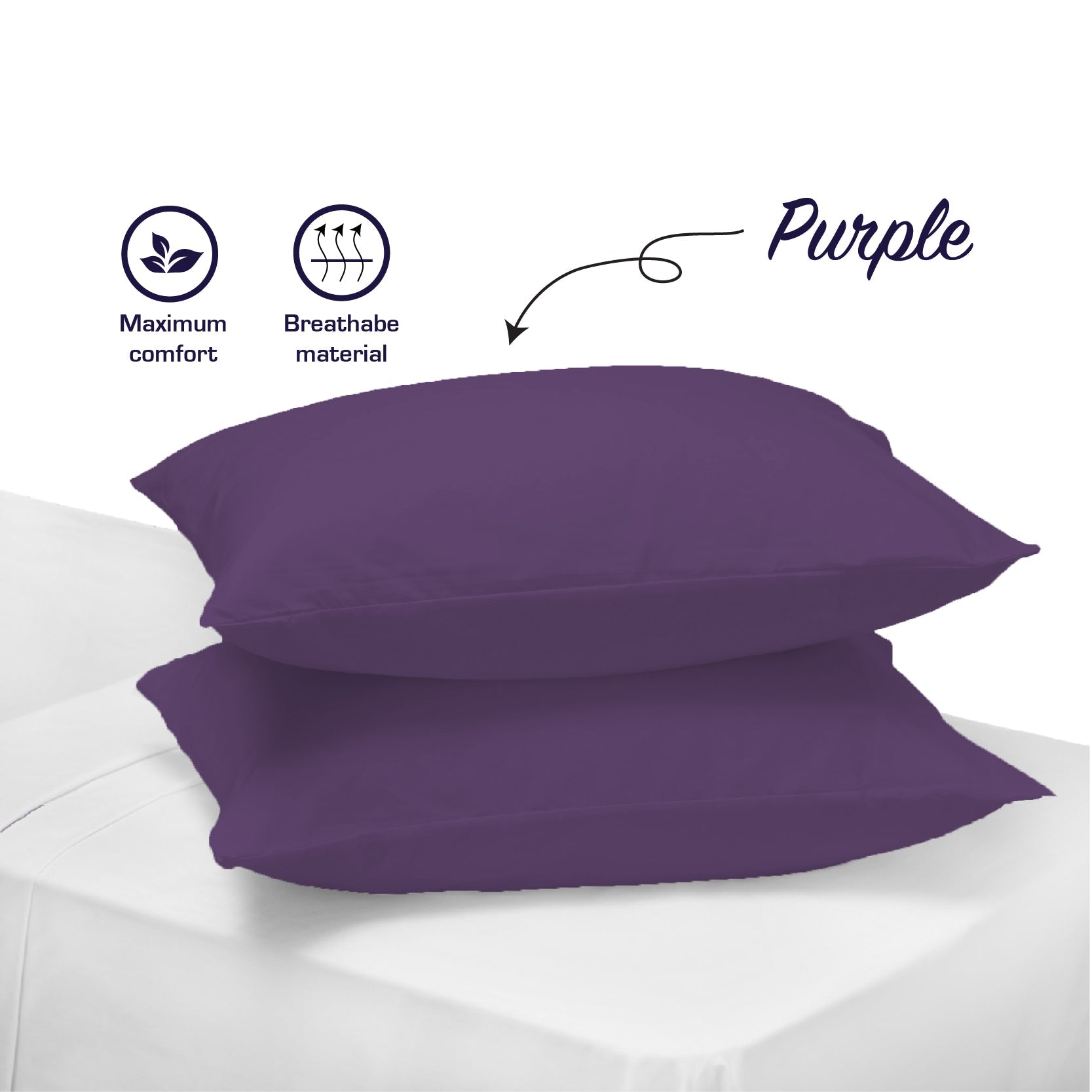 Dreamfields King Size Pillowcase (Twin Pack)