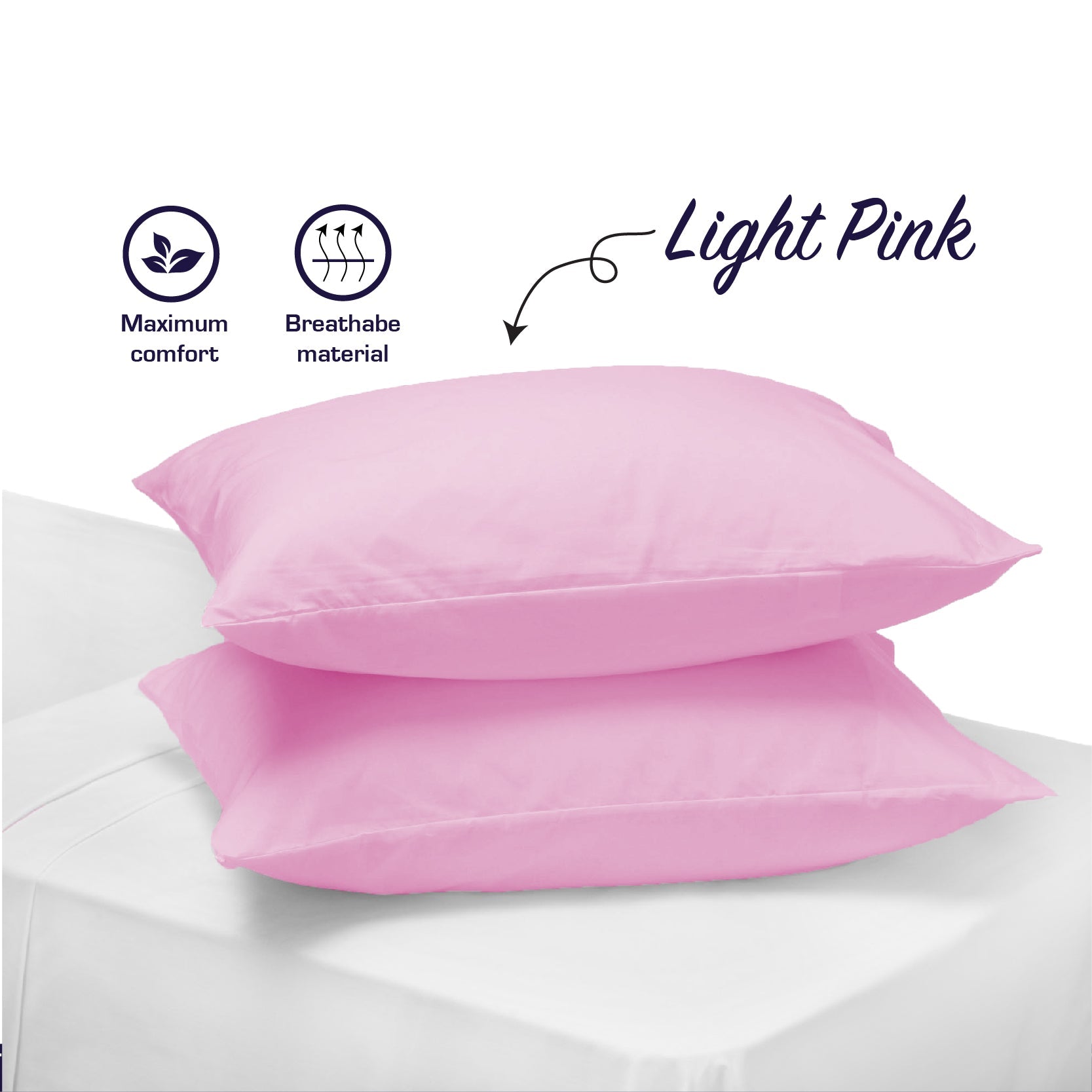 Dreamfields King Size Pillowcase (Twin Pack)