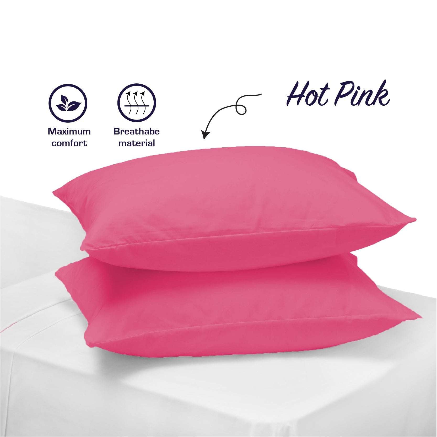 Dreamfields King Size Pillowcase (Twin Pack)