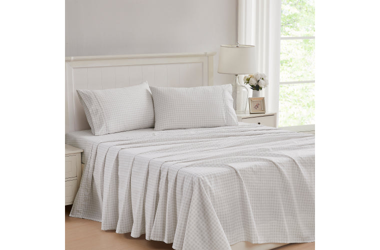 LAURA ASHLEY GINGHAM SHEET SET
