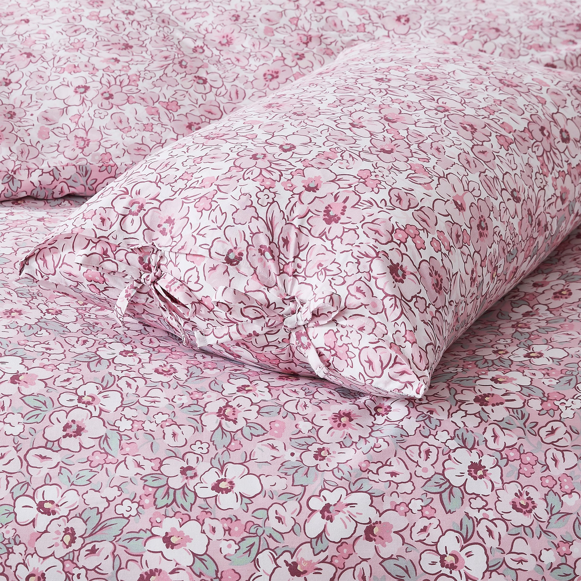 LAURA ASHLEY LIBBY QUILT COVER SET - PINK