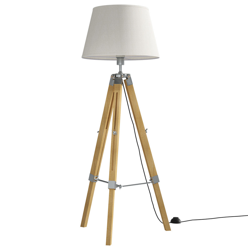 Artiss Tripod Floor Lamp Adjustable Height LED Light Stand Home Room Reading Big Bedding Australia