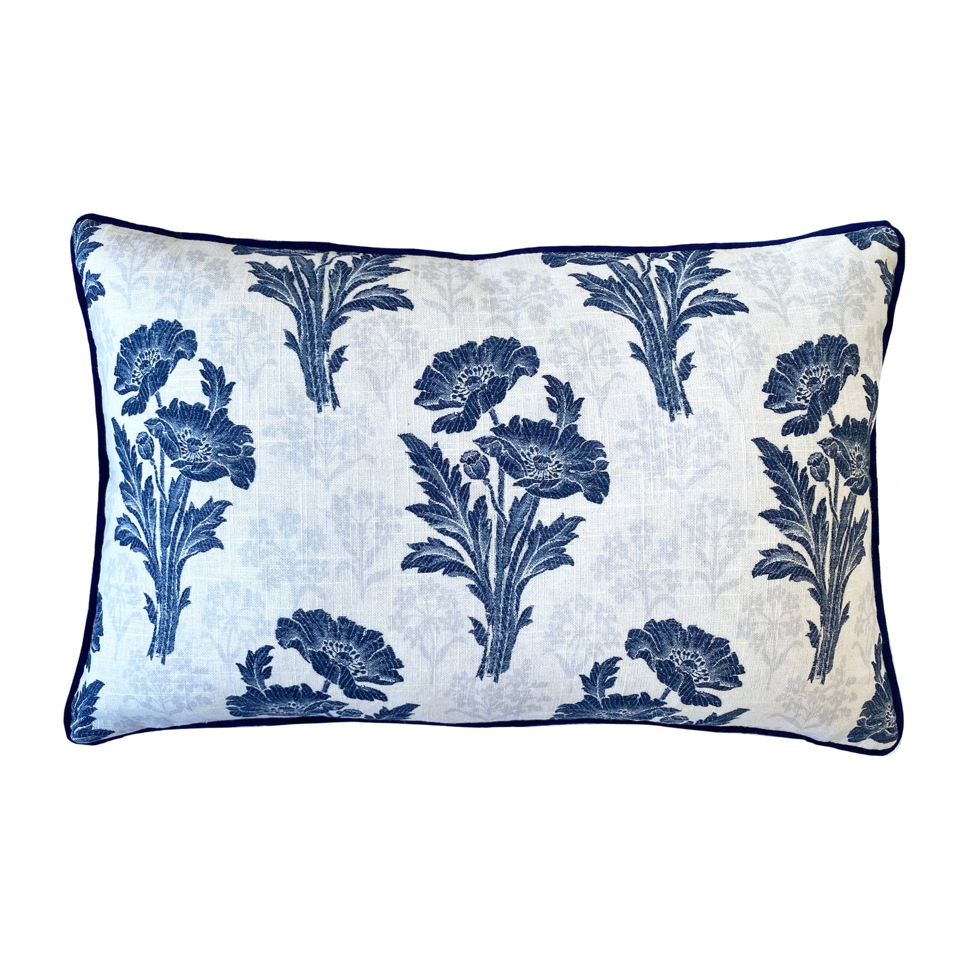 LAURA ASHLEY | TAPESTRY BLOOM MIDNIGHT 40X60CM FILLED CUSHION Laura Ashley