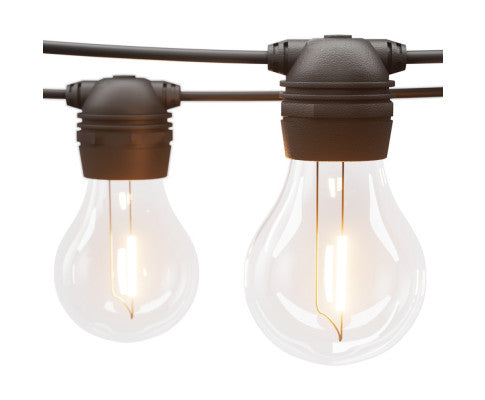 34m Solar Festoon String Lights Outdoor Christmas Light 30 LEDs Big Bedding Australia