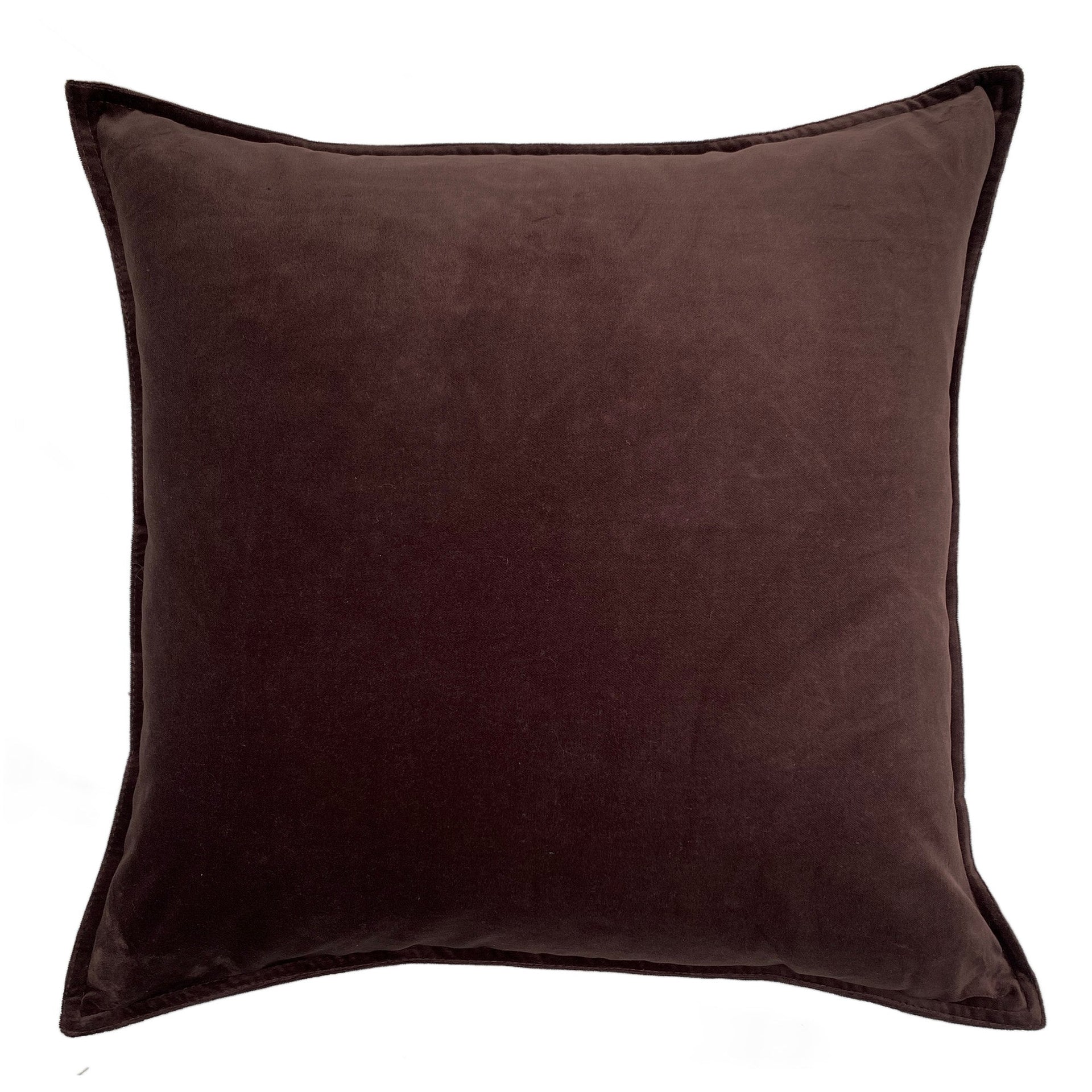 ZAAB | LUDO BLACK 50X50CM COTTON VELVET INDOOR CUSHION ZAAB