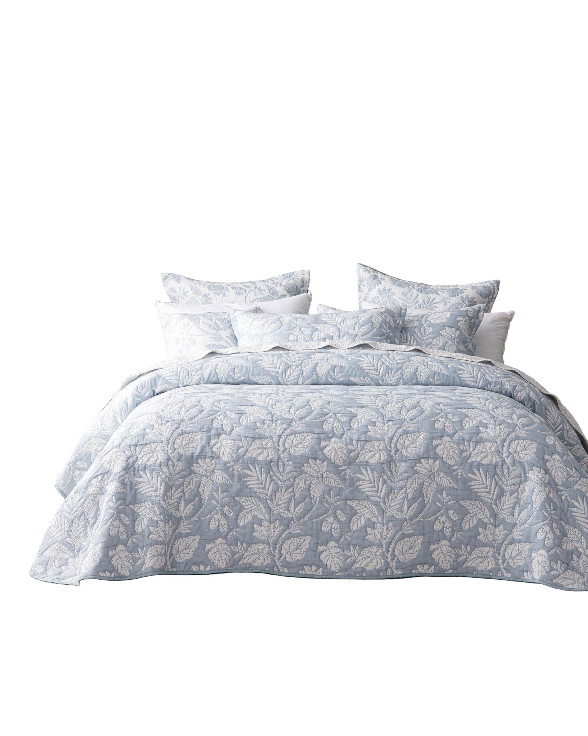 Bianca Bedding Laurieton Bedspread Set - BLUE