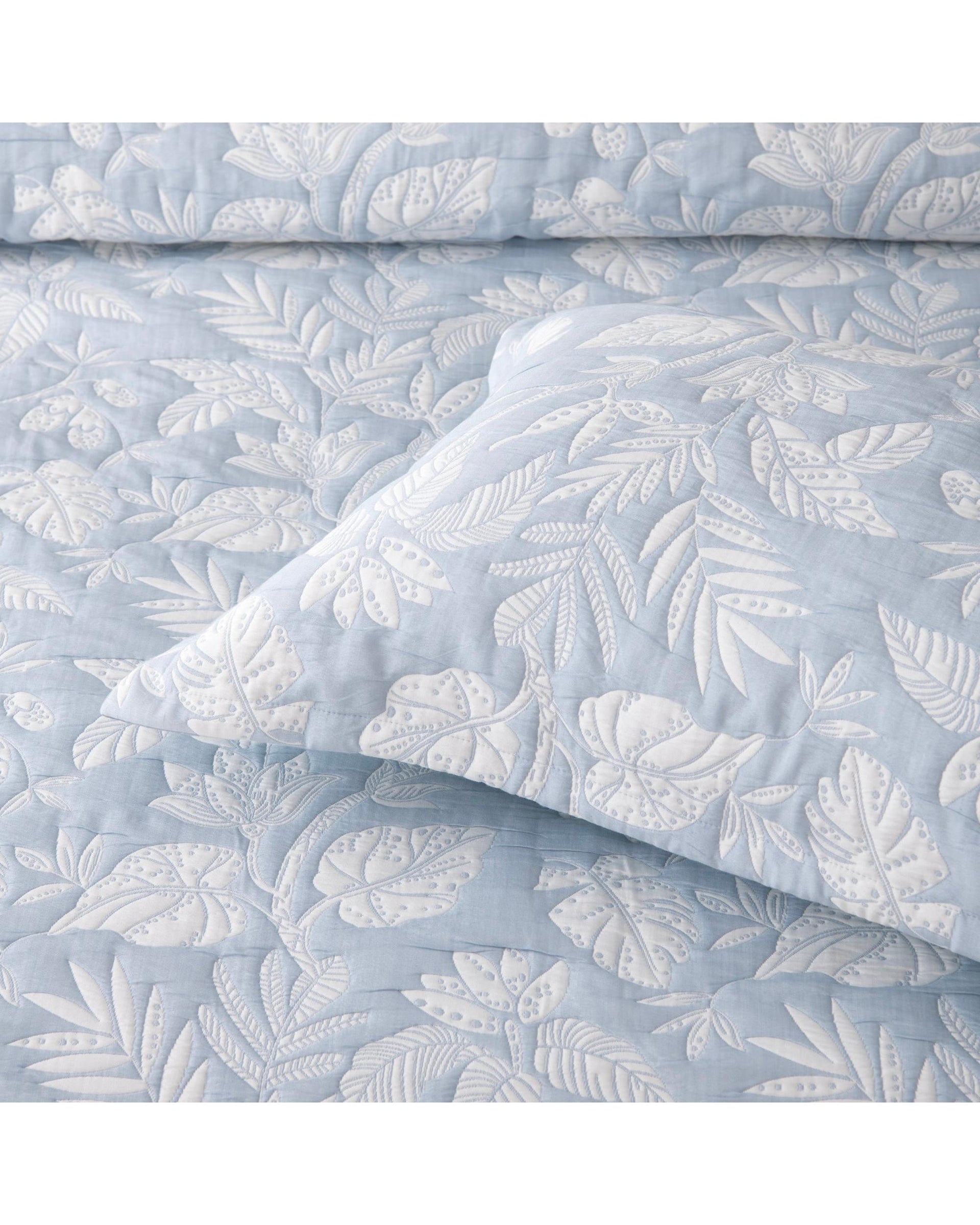 Bianca Bedding Laurieton Bedspread Set - BLUE