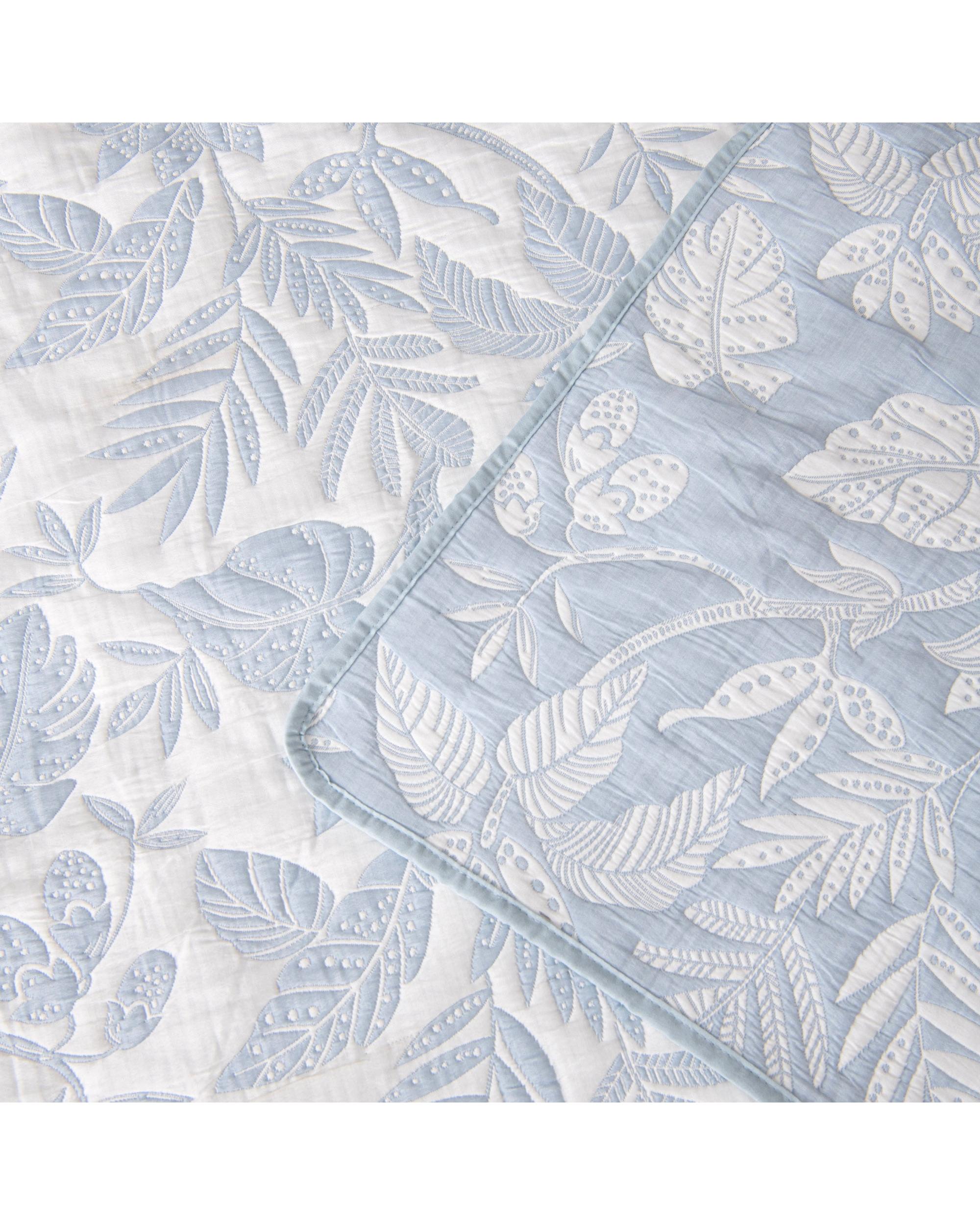 Bianca Bedding Laurieton Bedspread Set - BLUE