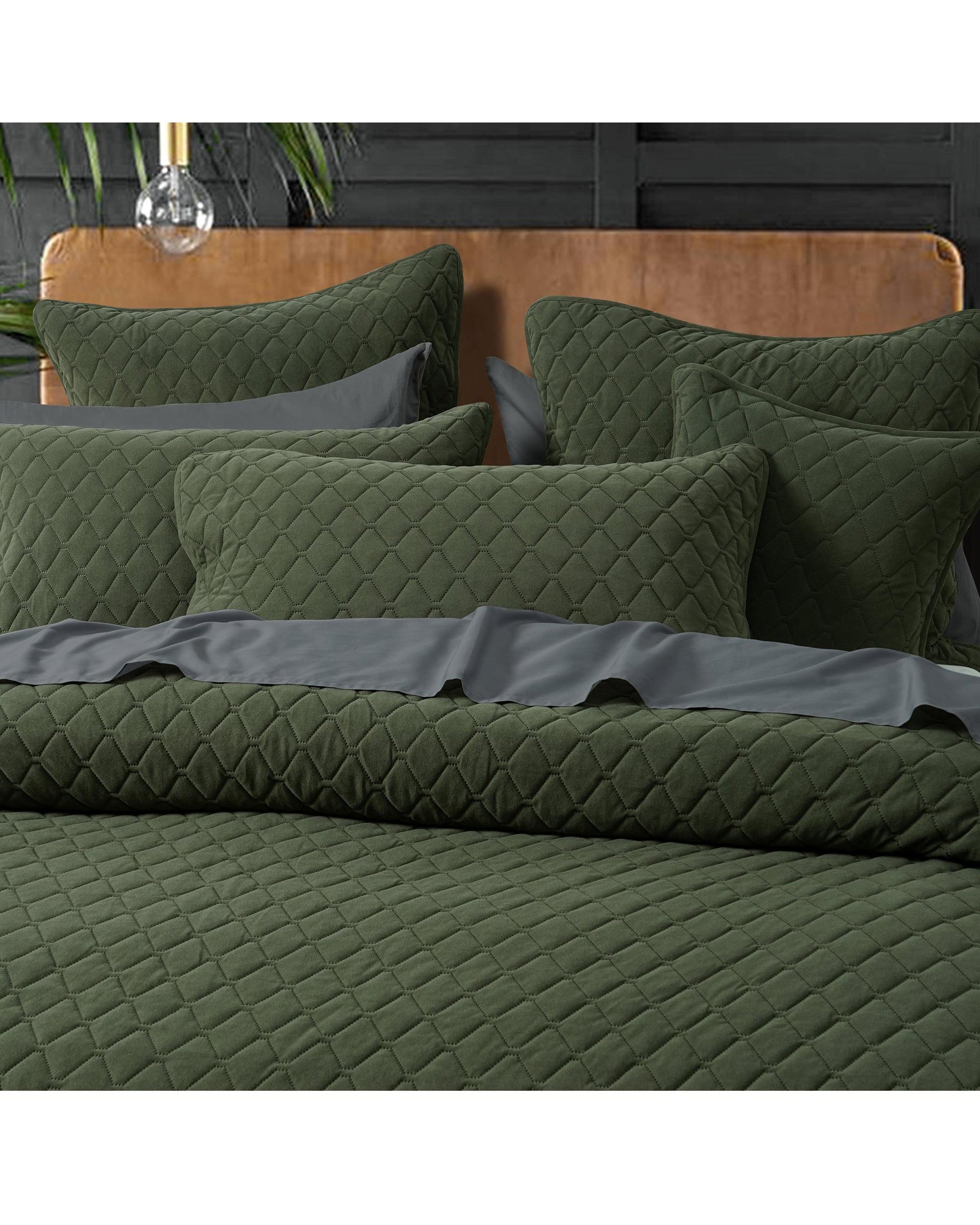 Bianca Bedding LESTER White Polyester Coverlet Set Bianca Bedding