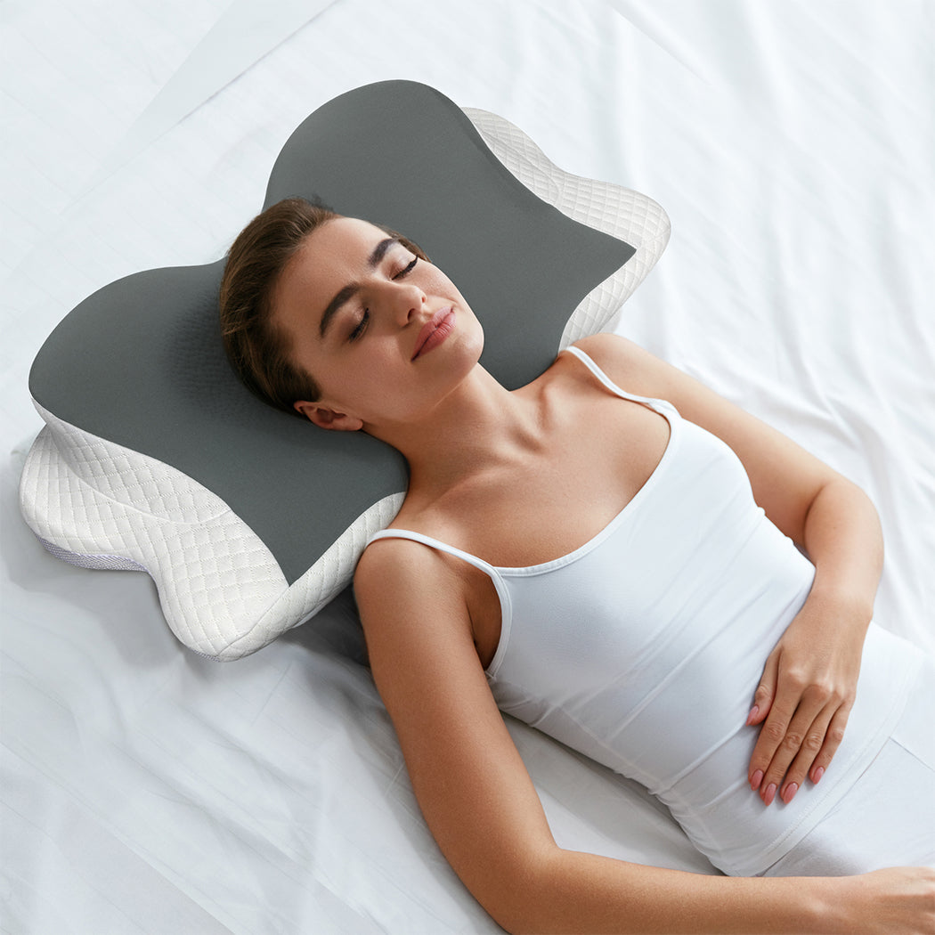 Cervical Neck Pillow Ergonomic Memory Foam Dreamz