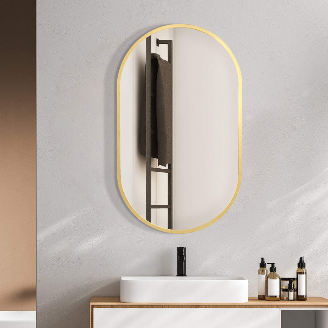 Yezi Wall Mirror Bathroom Decor Vanity Gold Big Bedding Australia