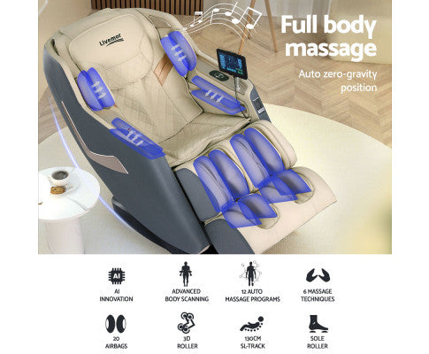 Massage Chair Electric Recliner Home Massager 3D Opal Livemor