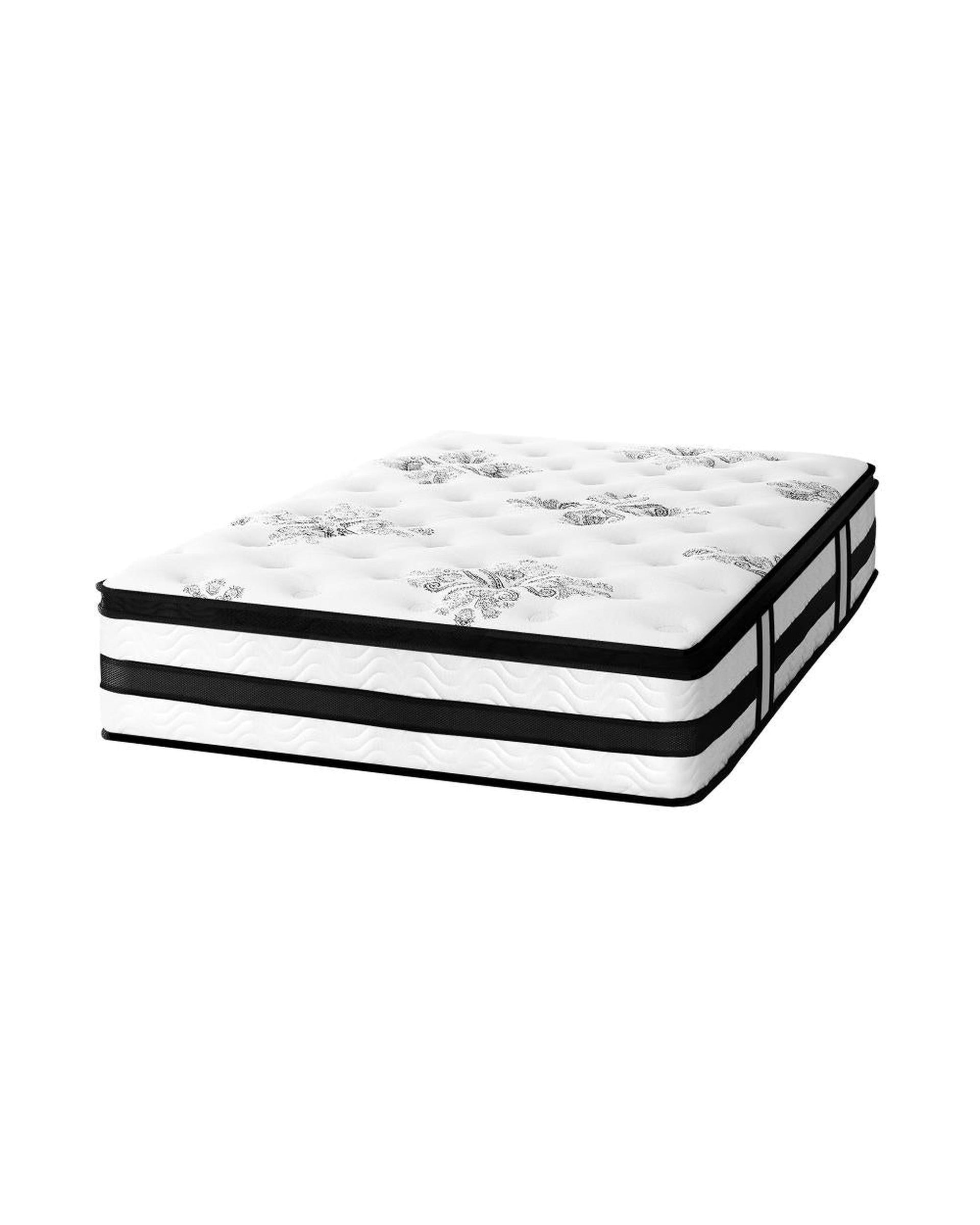 Mattress Cool Gel Bed Medium Firm Mattress with Pocket Spring 34cm Thickness Bedra