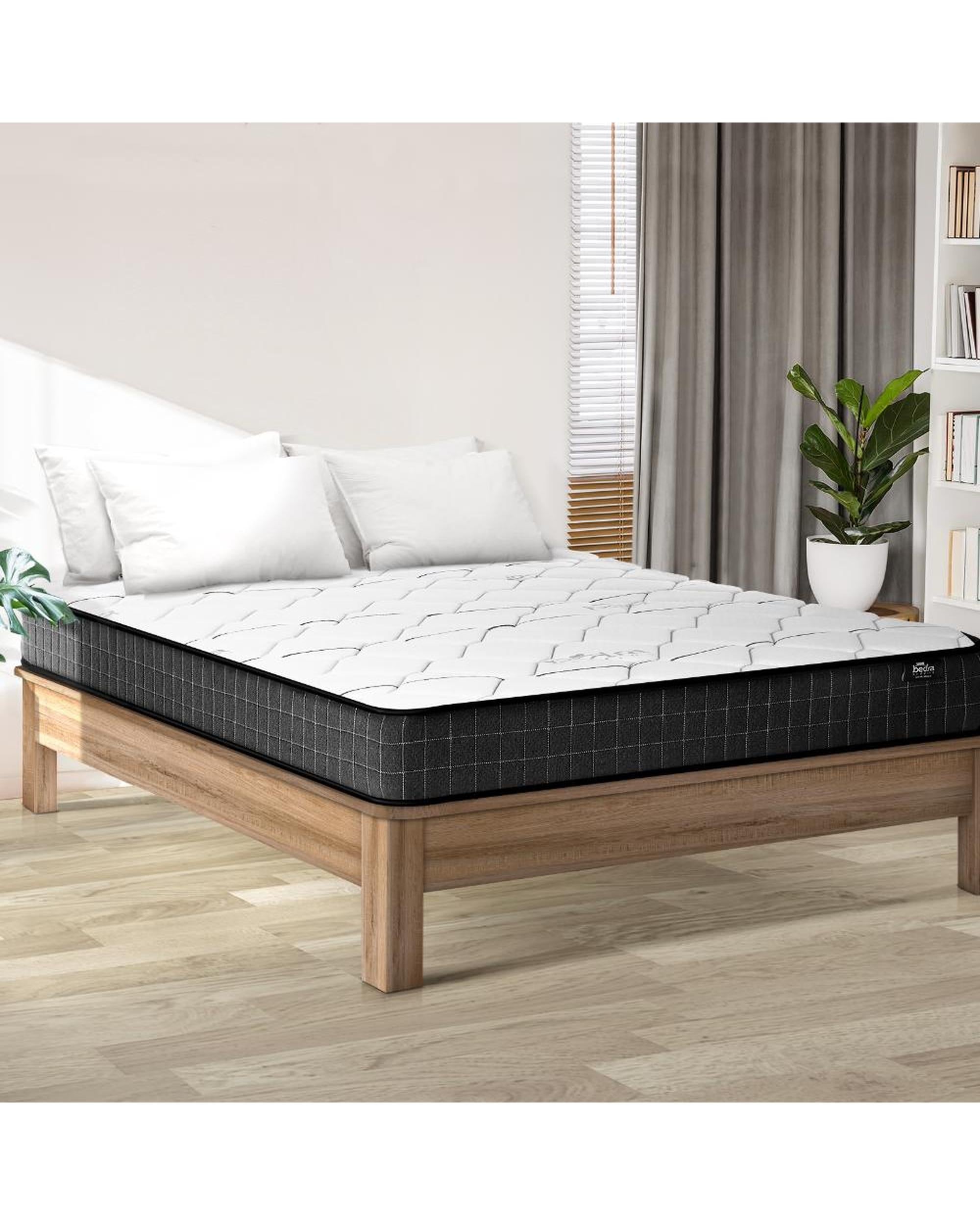16cm Queen Mattress Bonnell Spring Medium Firm Bedra