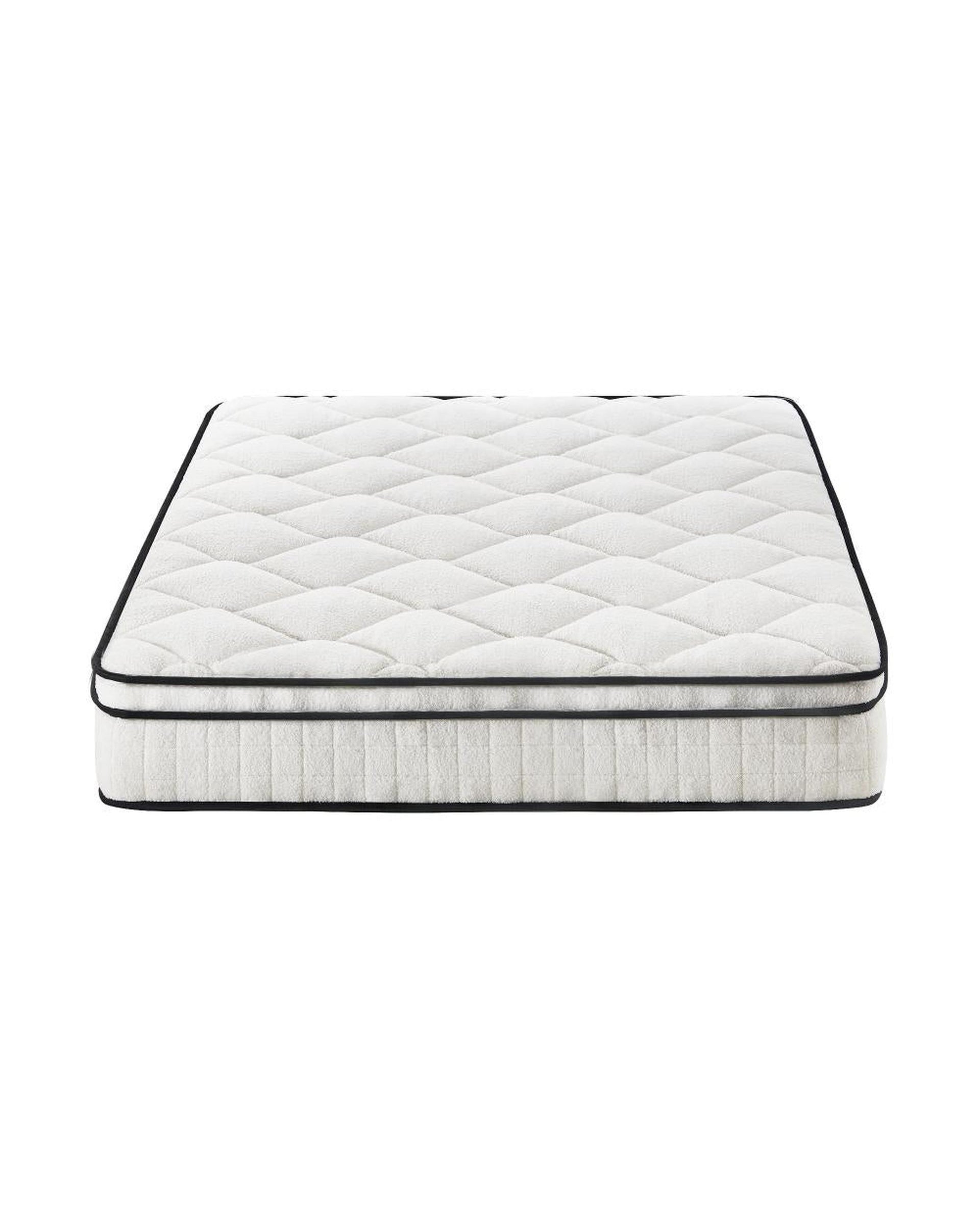 CARL Boucle Mattress Bed Pocket Spring Memory Foam Euro Top Medium Firm Bedra