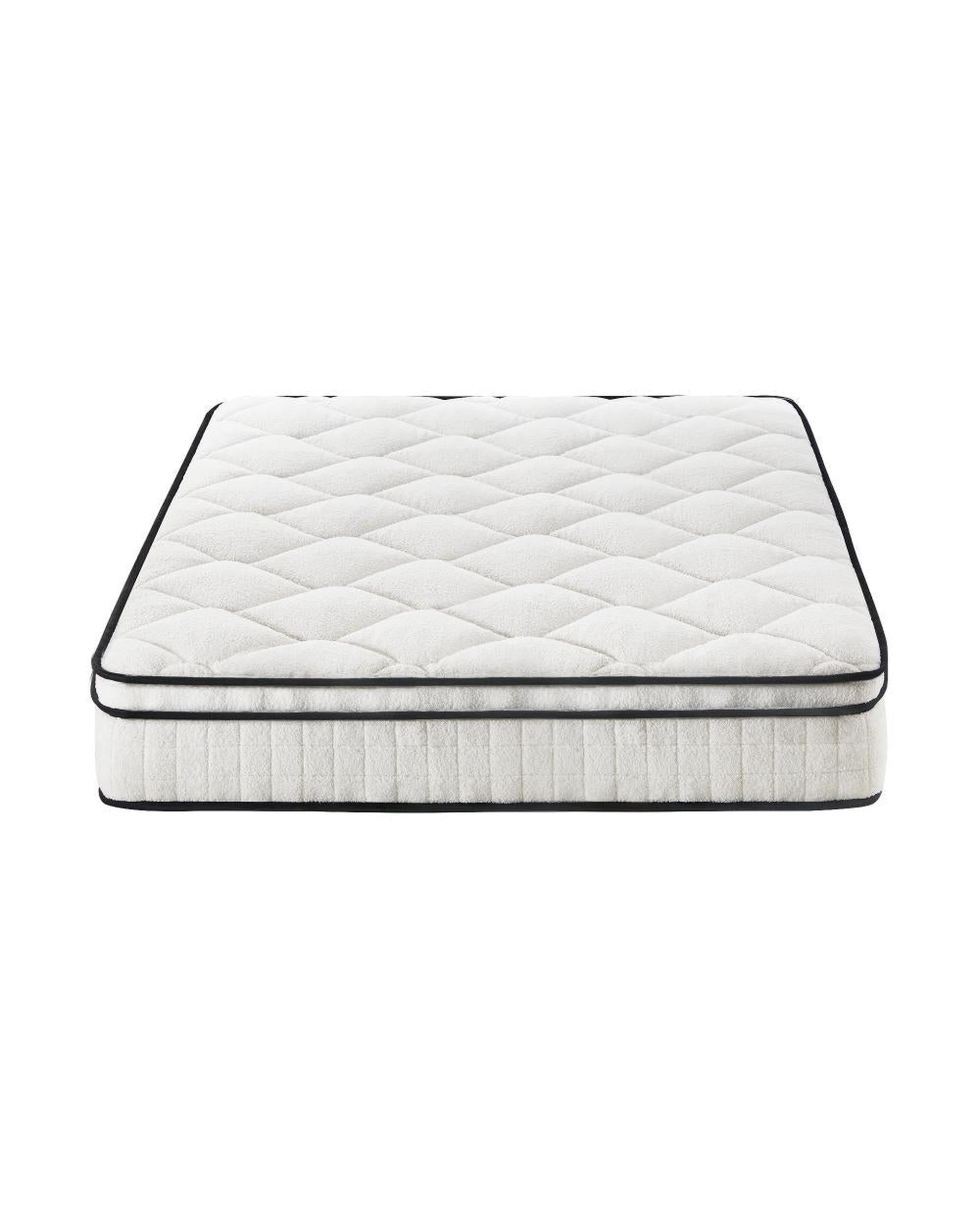 CARL Boucle Mattress Bed Pocket Spring Memory Foam Euro Top Medium Firm Bedra