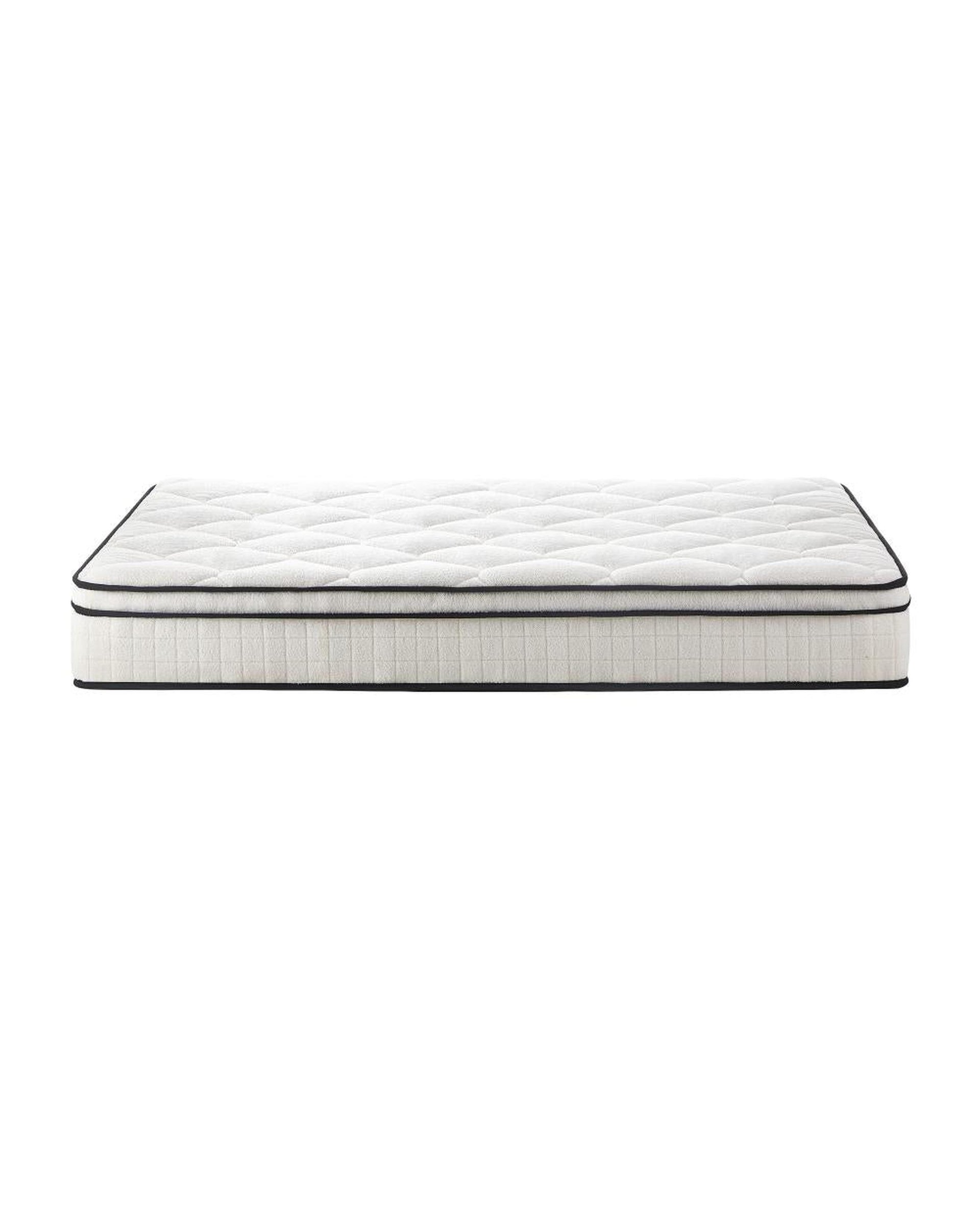 CARL Boucle Mattress Bed Pocket Spring Memory Foam Euro Top Medium Firm Bedra