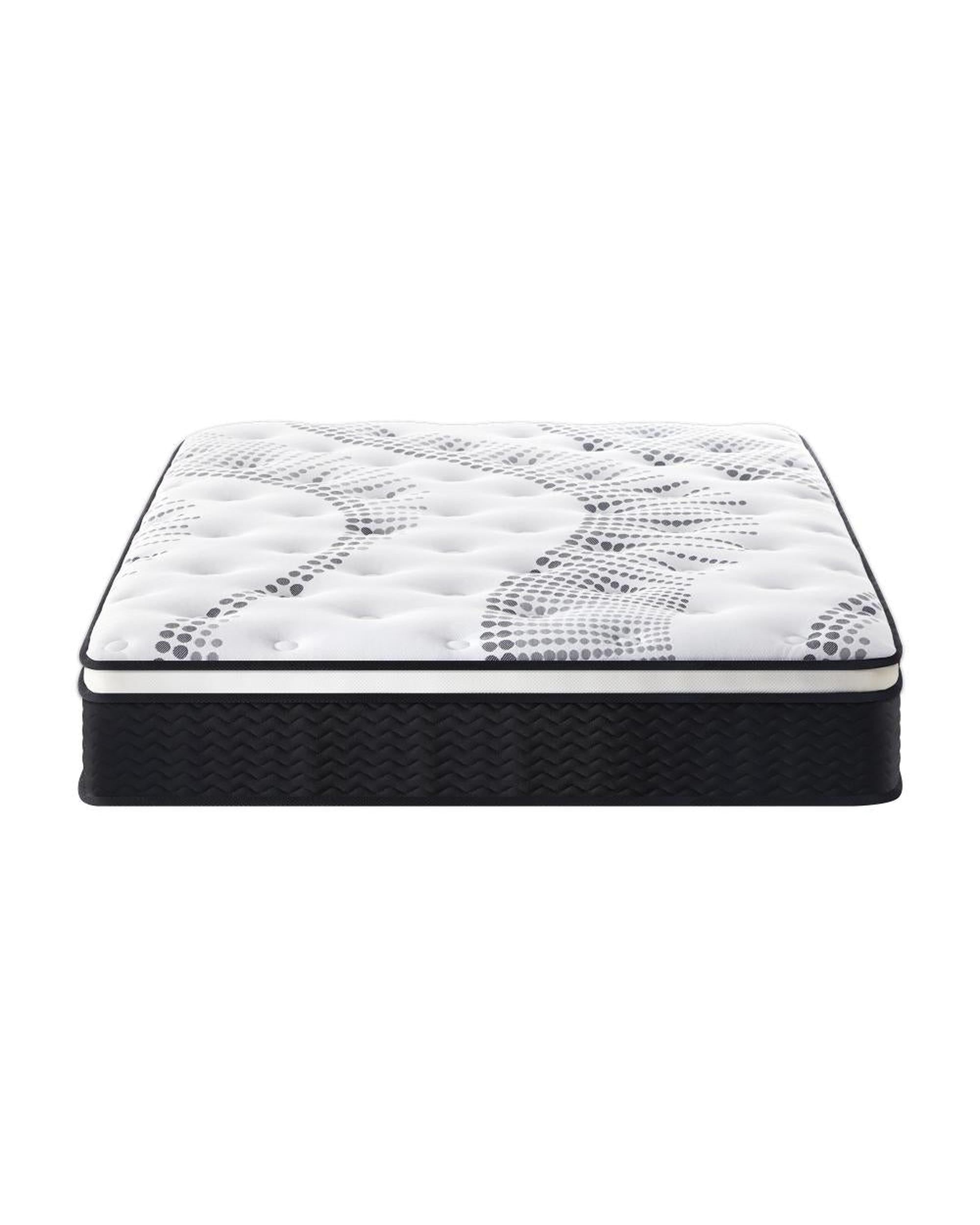 ADRIS Mattress Cool Gel Foam Euro Top Pocket Spring 22cm Bedra