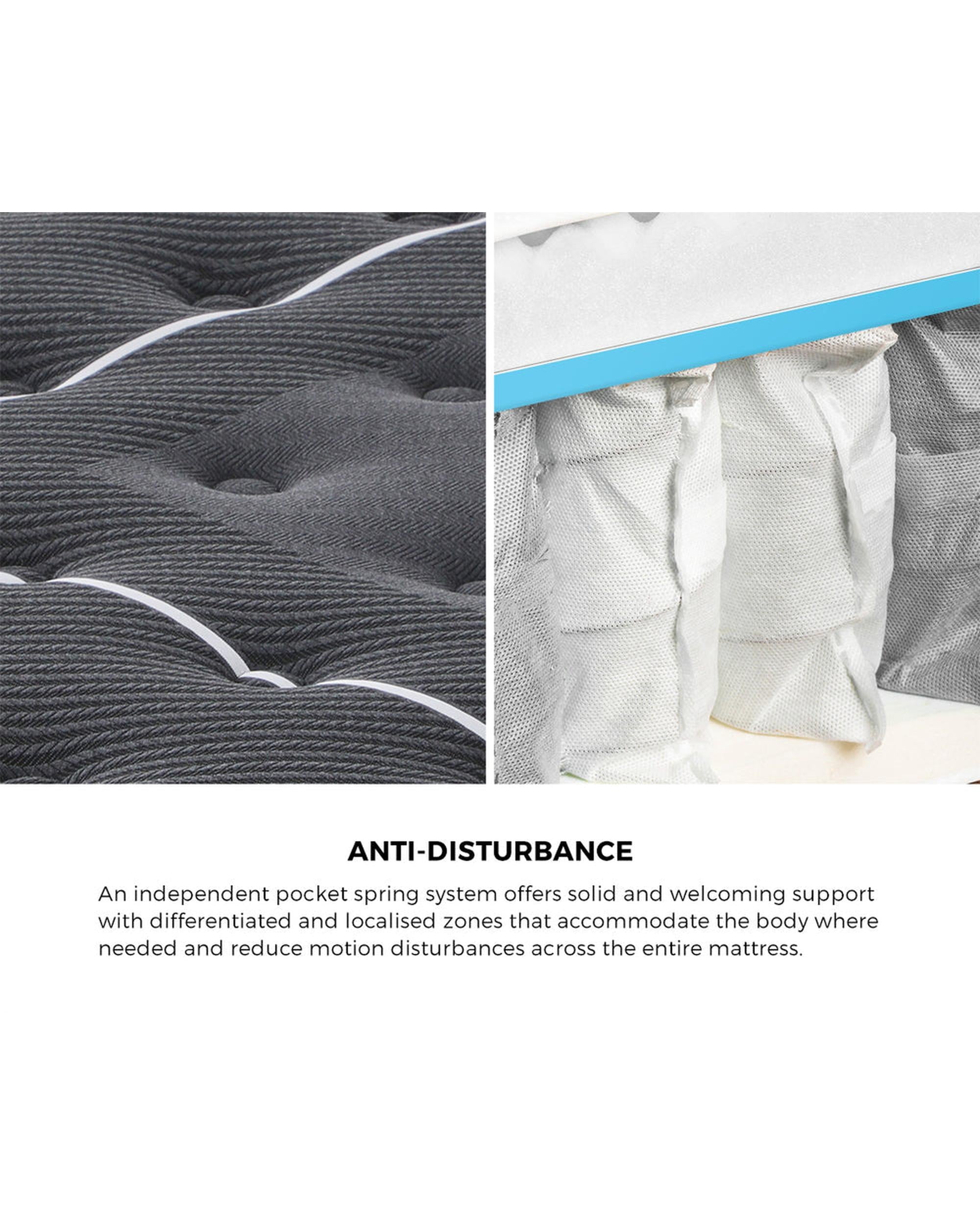 Firm Mattress Luxury Foam Pocket Spring 30cm Bedra