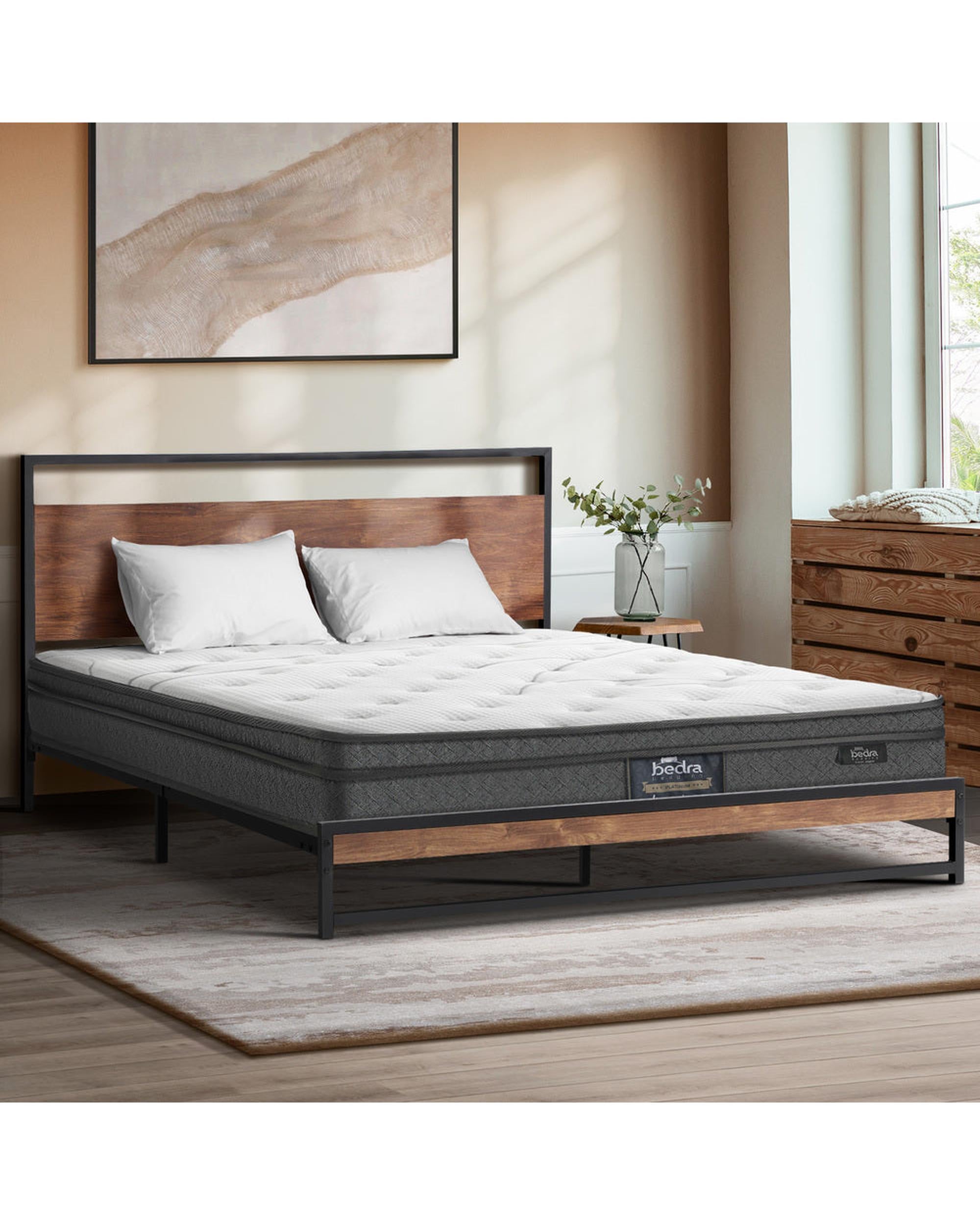 ZALE Mattress Bonnell Spring Tight Top 21CM Bedra