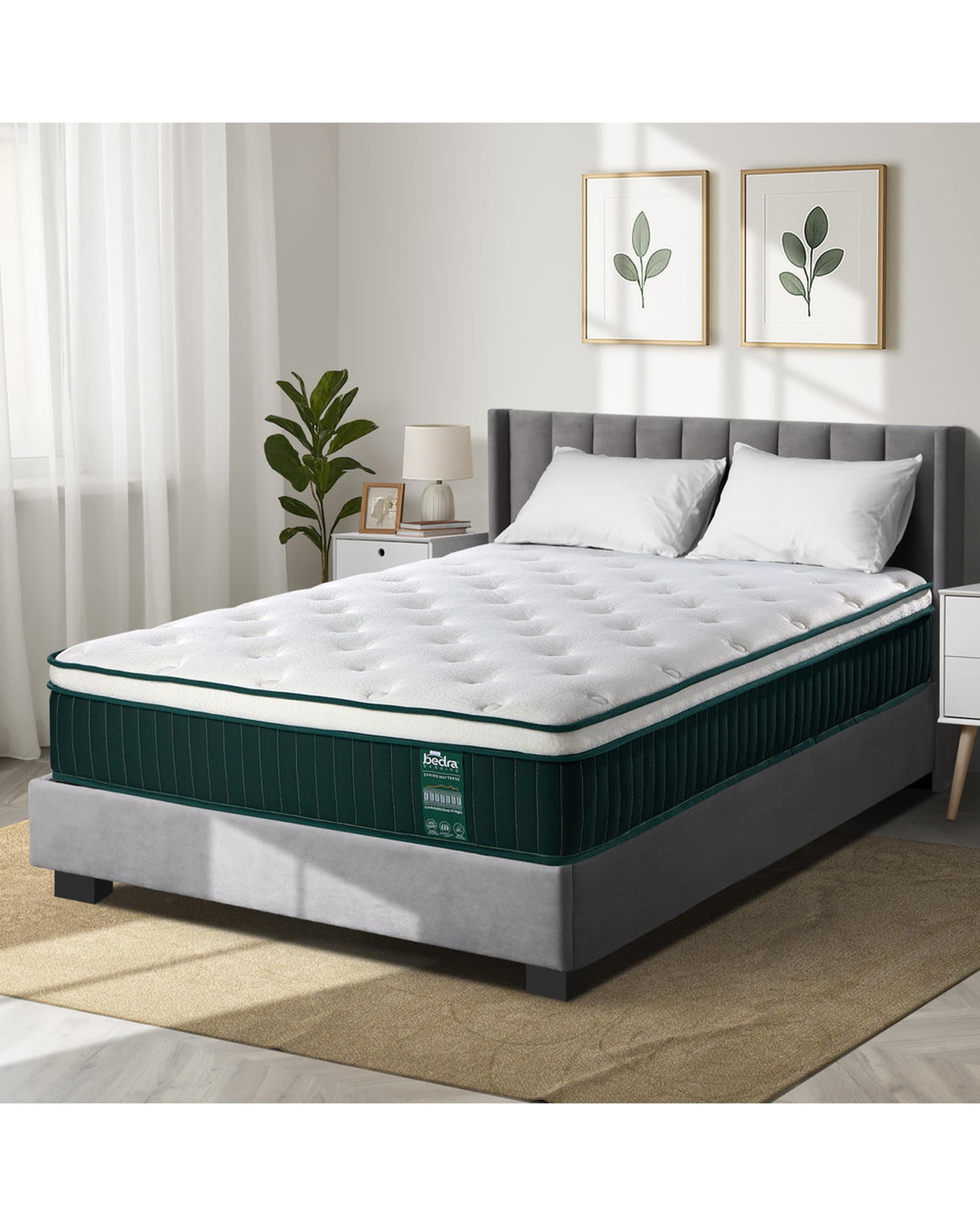 ACE Mattress 5 Zone Pocket Spring Cool Gel Foam Medium Firm Bedra