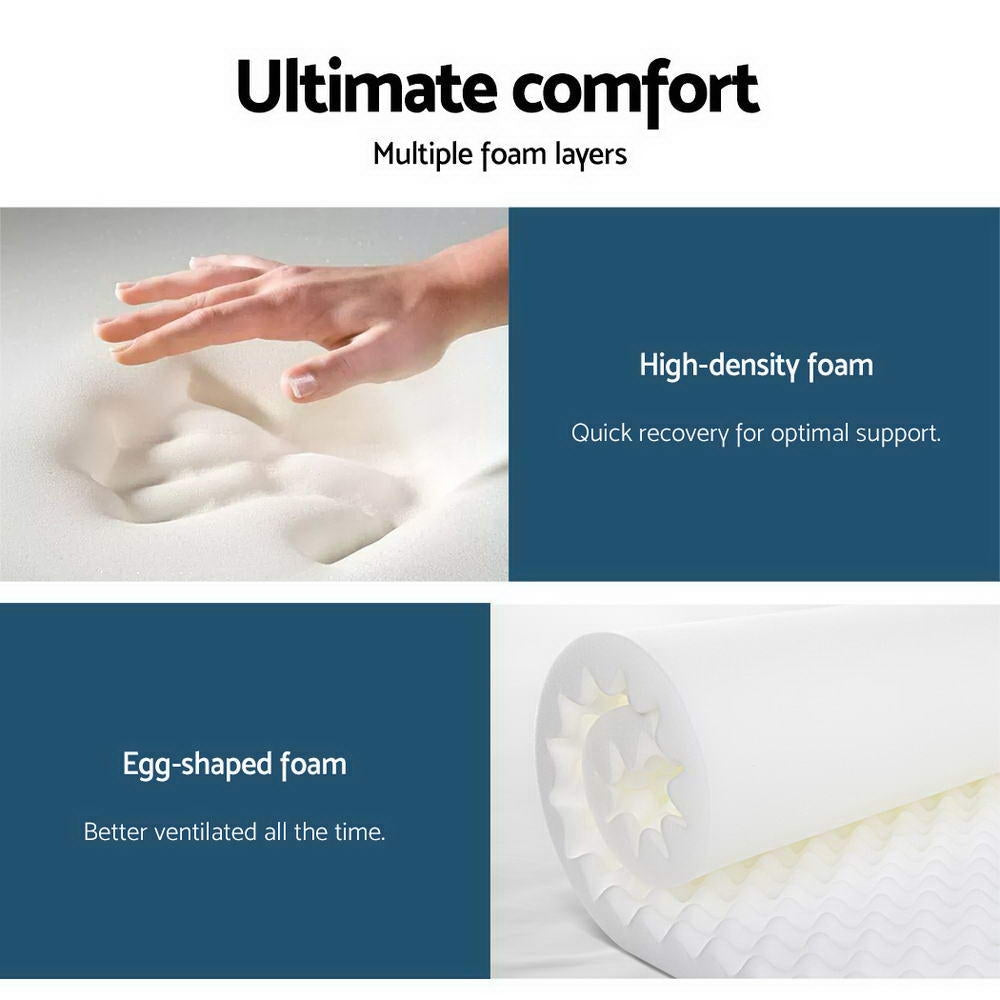 30cm Devine Mattress Bed 7 Zone - Medium Firm