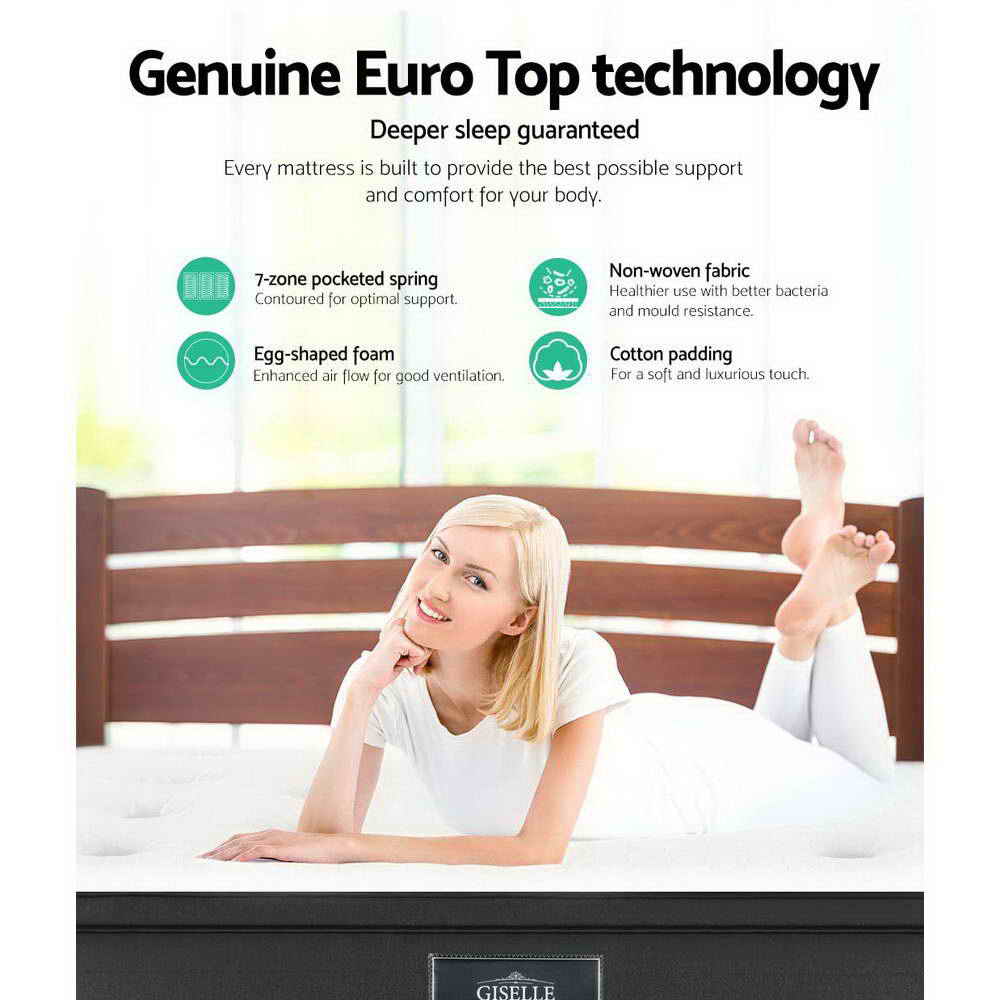 7 Zone 34cm Medium Top Mattress
