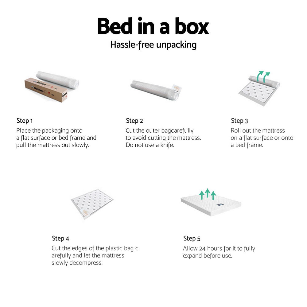 13cm Mattress Tight Top - Medium Firm Feel