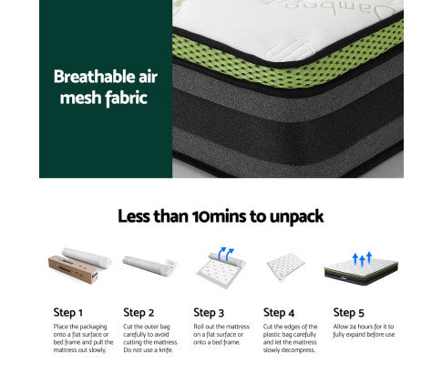 ALEX Mattress Cool Gel Foam 30cm Giselle