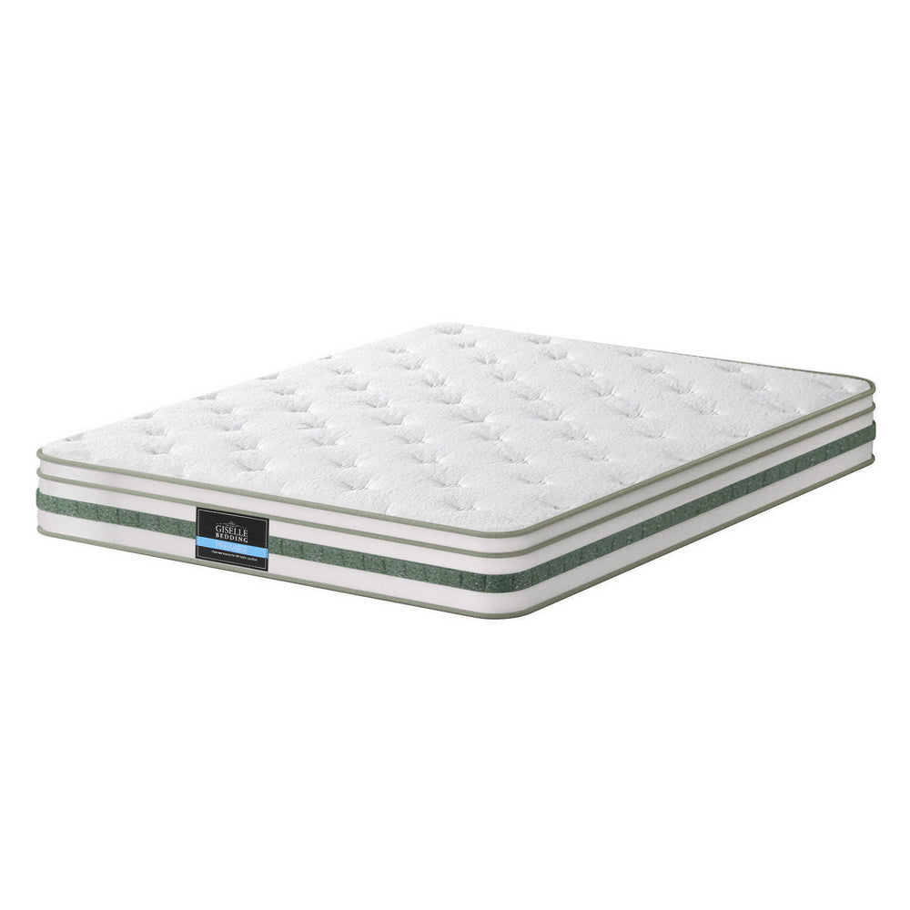 20cm Mattress Queen Green Tea Mattresses Giselle