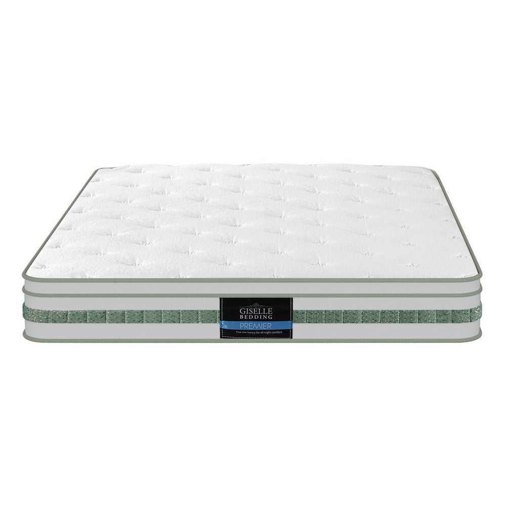20cm Mattress Queen Green Tea Mattresses Giselle