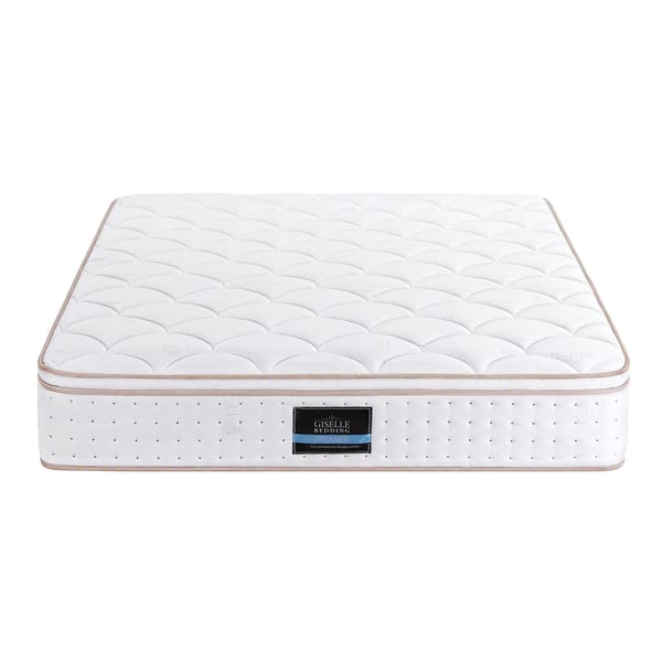 Giselle Bedding 30Cm Spring Mattress Tencel Cover 5-Zone Firm Back Support