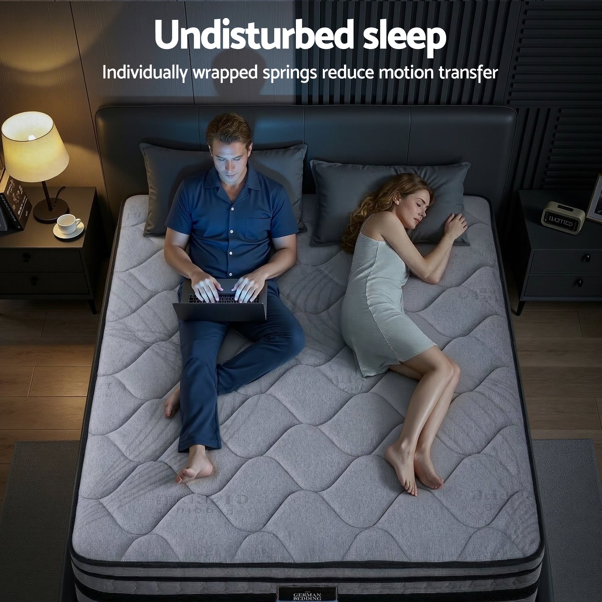 34cm Mattress Hybrid, Pocket Spring Bed Mattress