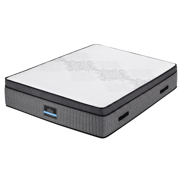 Giselle Bedding 37cm 4-in-1 Adjustable Firmness Cooling Gel Memory Foam Dual-Zone Flippable for Couples