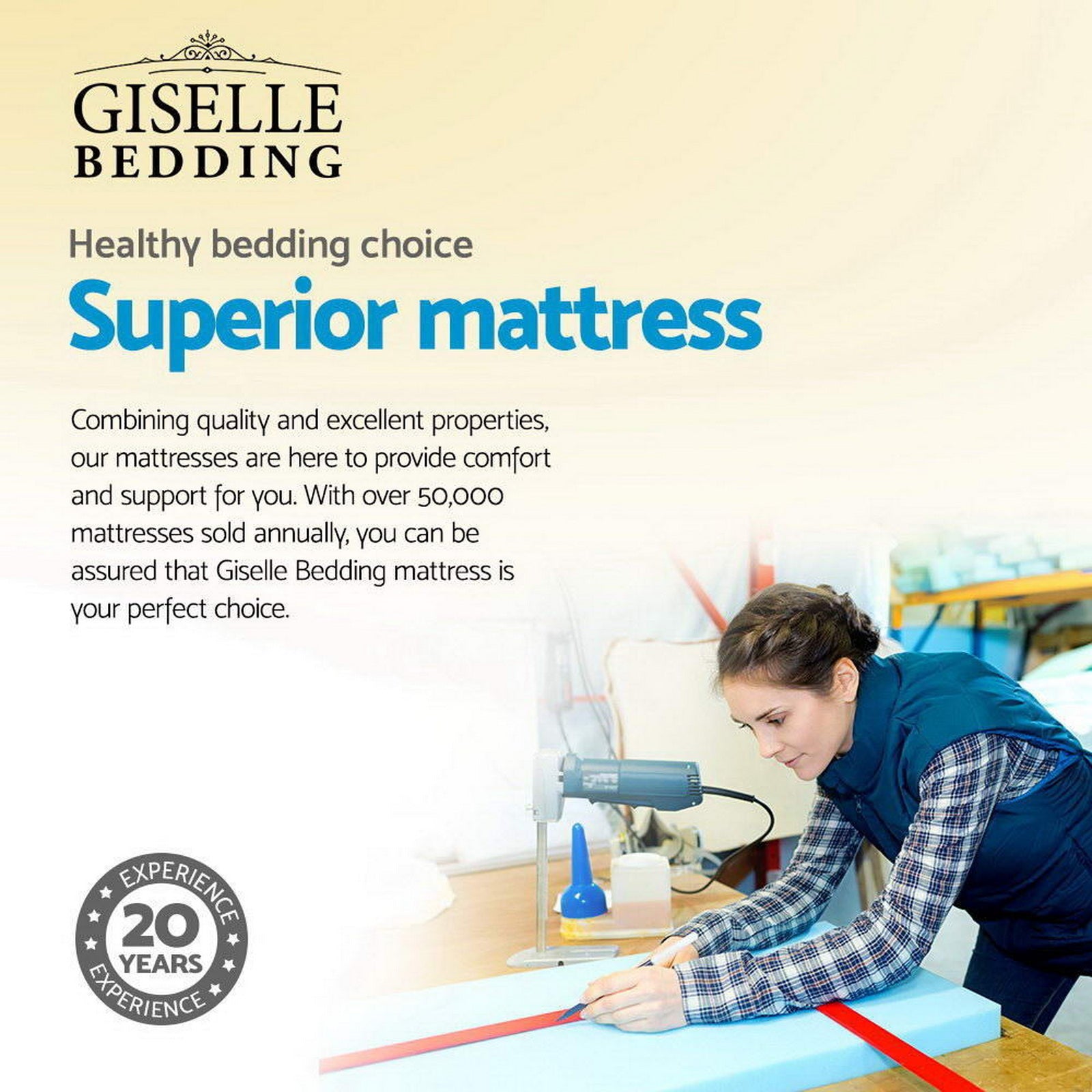 Alanya Medium 34cm Thick Mattress - 5 Zone Pocket Spring